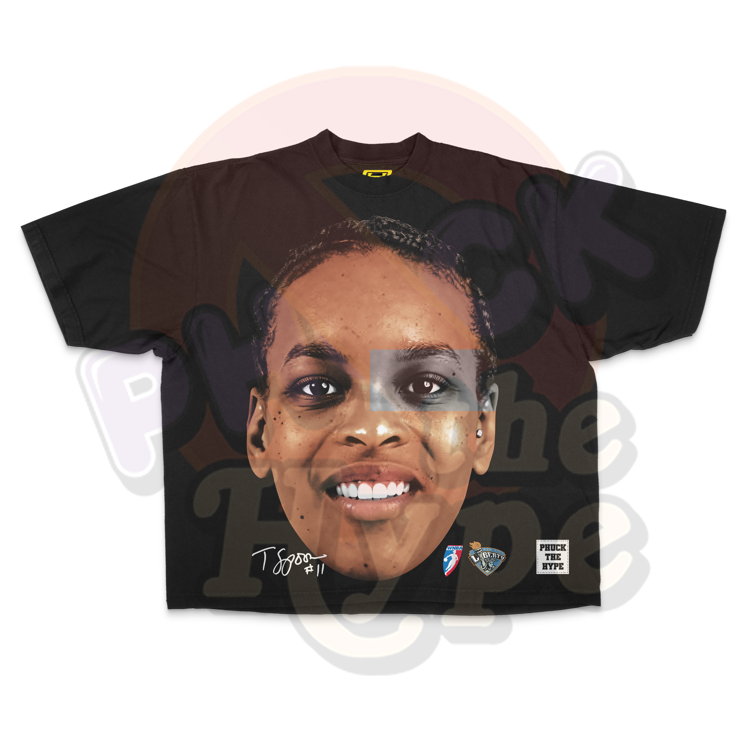 "Teresa Weatherspoon" [New York Liberty] OVERSIZE - Tee