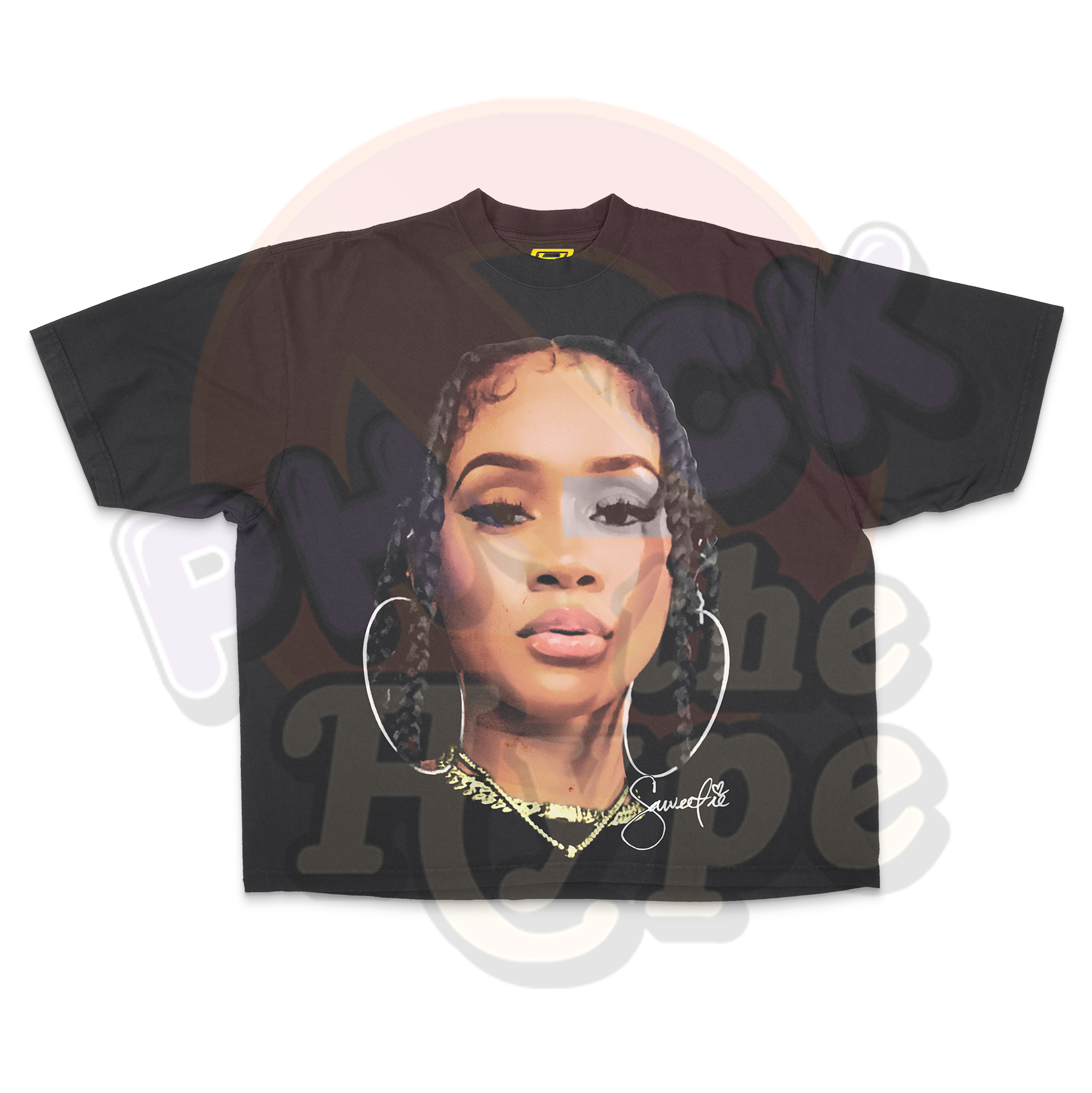 "Saweetie" [BIG FACE] OVERSIZE - Tee