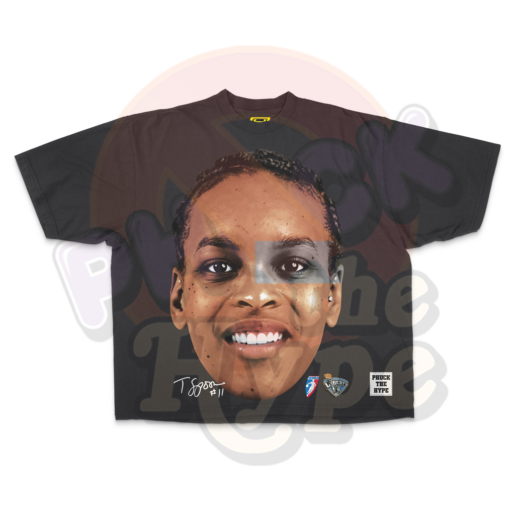 "Teresa Weatherspoon" [New York Liberty] OVERSIZE - Tee