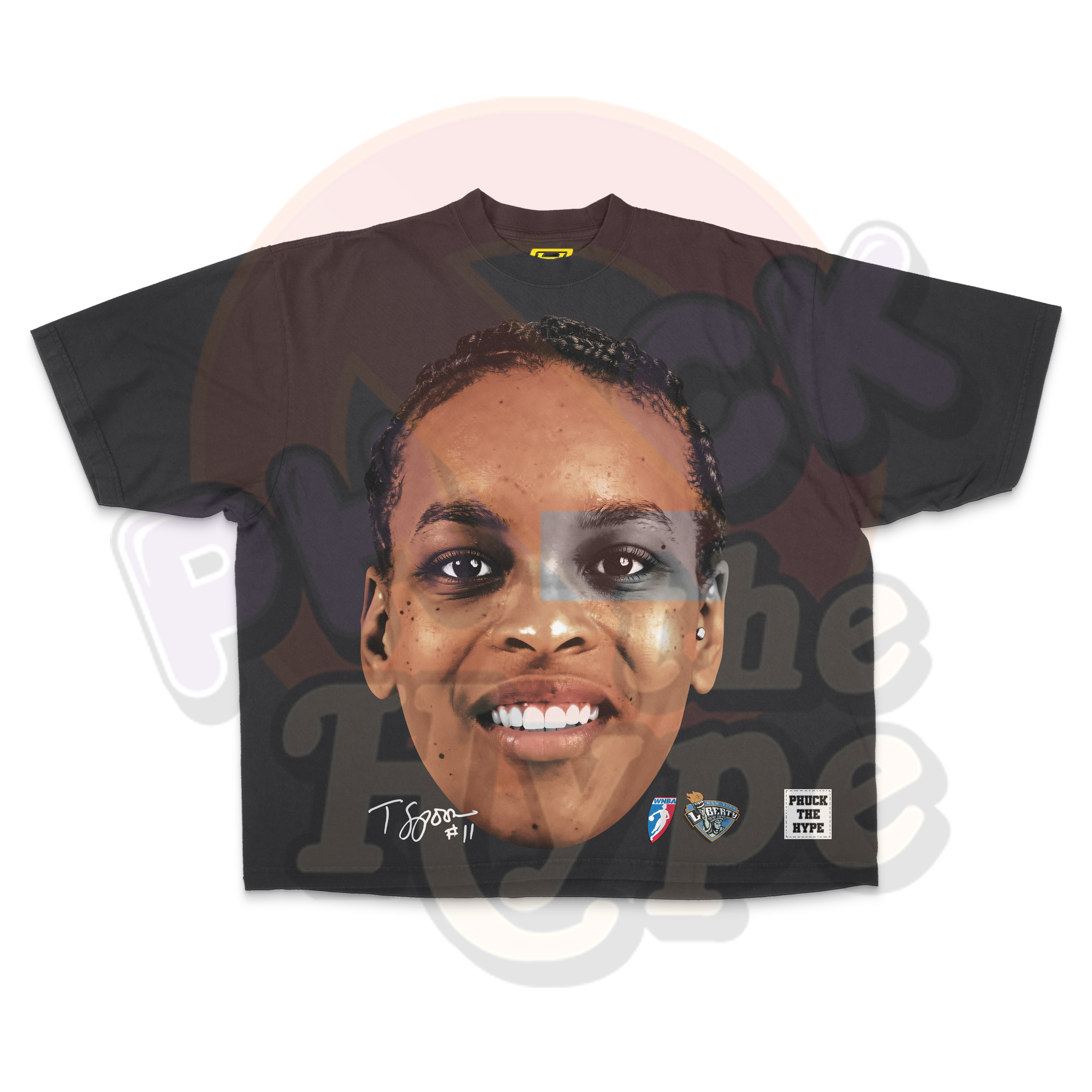 "Teresa Weatherspoon" [New York Liberty] OVERSIZE - Tee
