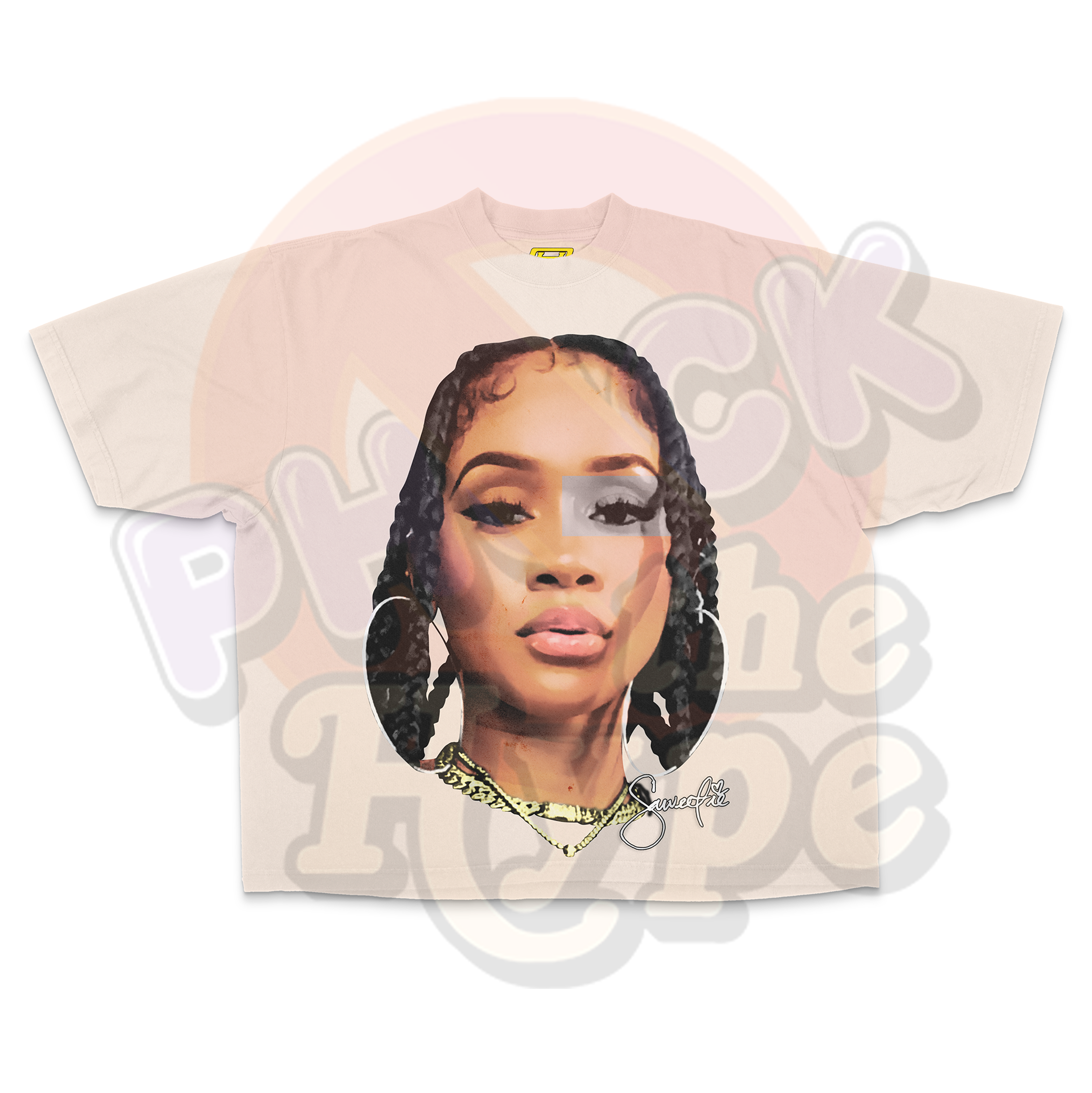"Saweetie" [BIG FACE] OVERSIZE - Tee