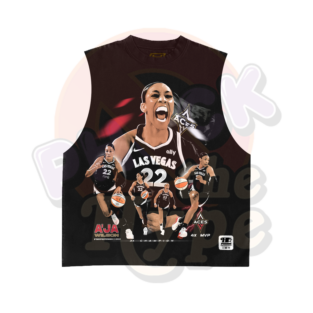 "Aja Wilson V2" [4x MVP] - Sleeveless Tee