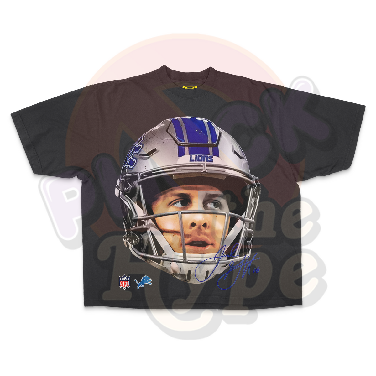 "Detroit Lions Jared Goff" [BIG FACE] - Tee