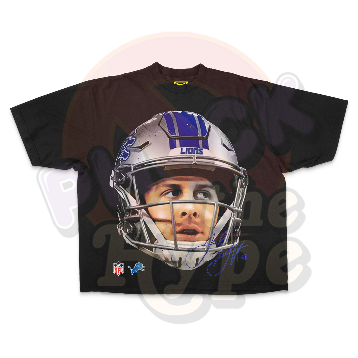 "Detroit Lions Jared Goff" [BIG FACE] - Tee