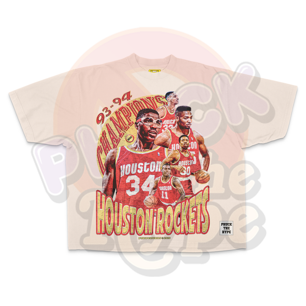 "93/94 Champions" [Houston Rockets Vintage] - Tee