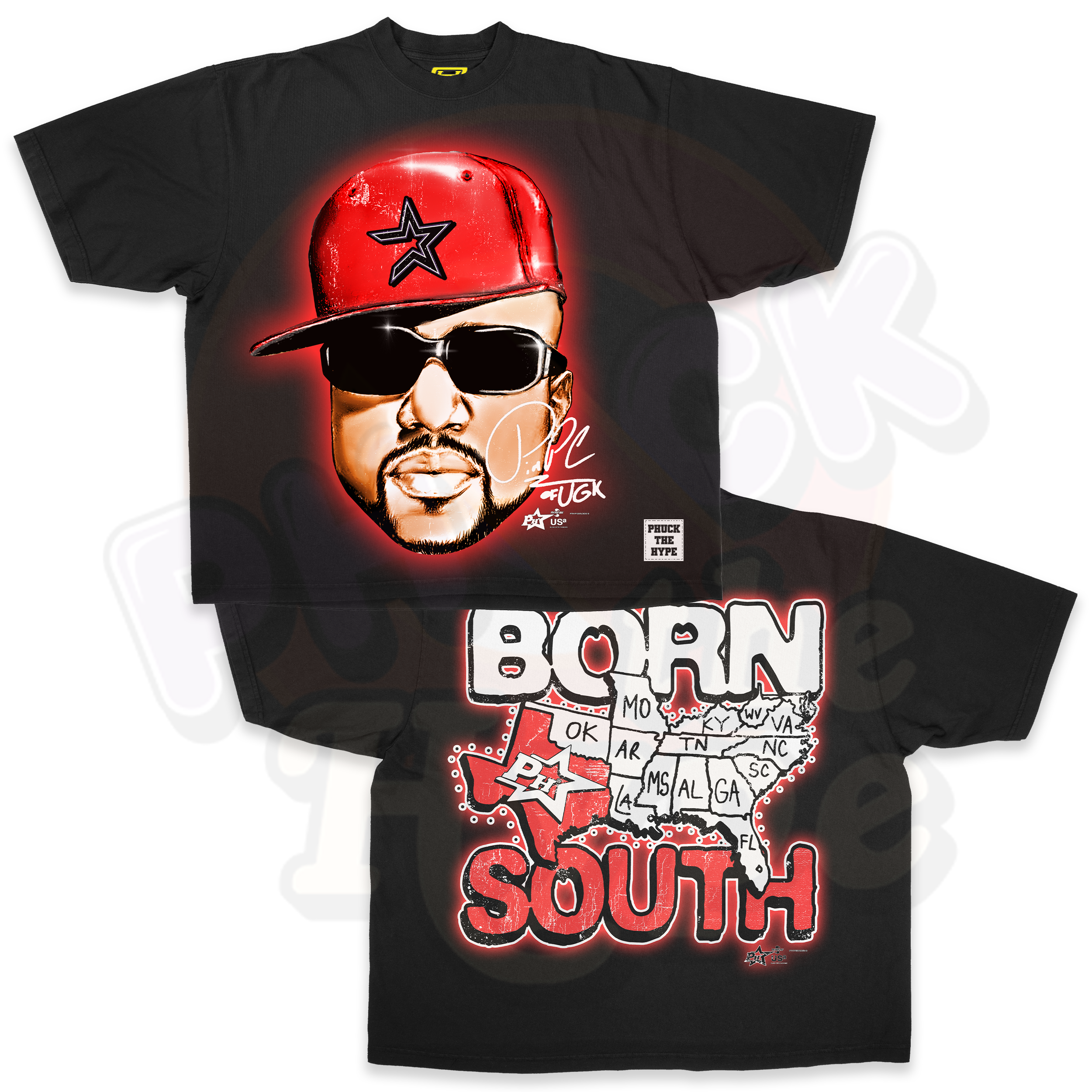 "Pimp C" [Born South] - Tee