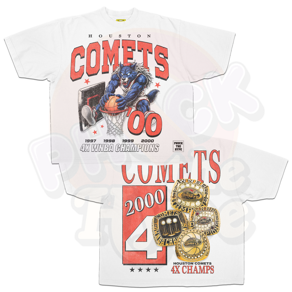 "Houston Comets 4X Champs" - Tee