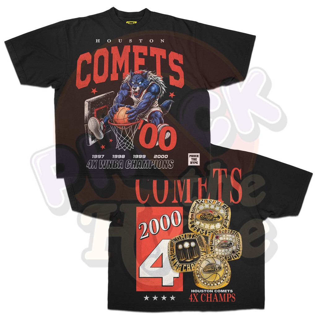 "Houston Comets 4X Champs" - Tee