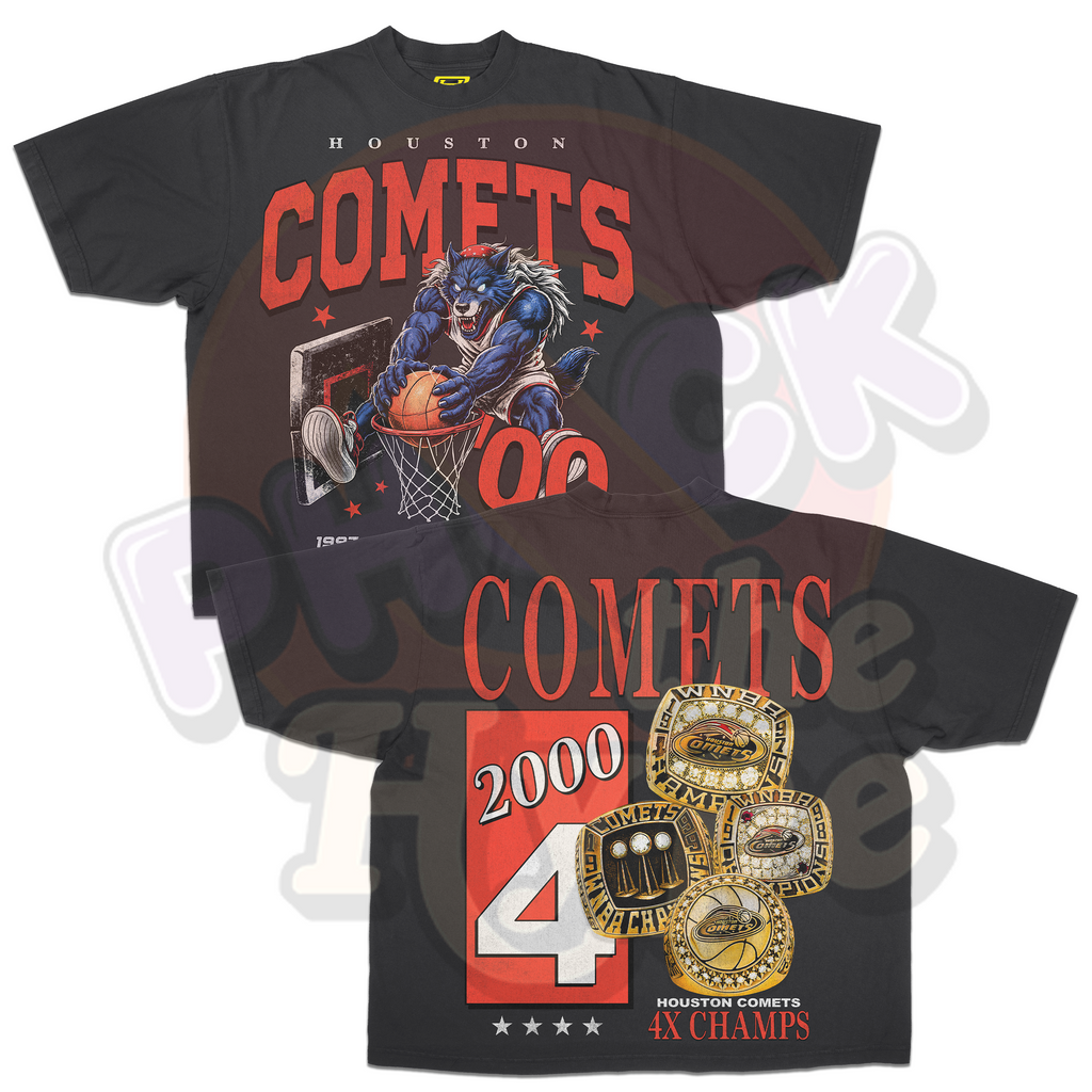 "Houston Comets 4X Champs" - Tee