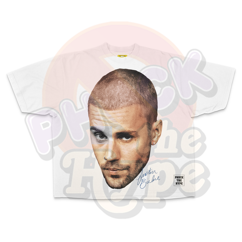 "Justin Bieber" [BIG FACE] OVERSIZE - Tee