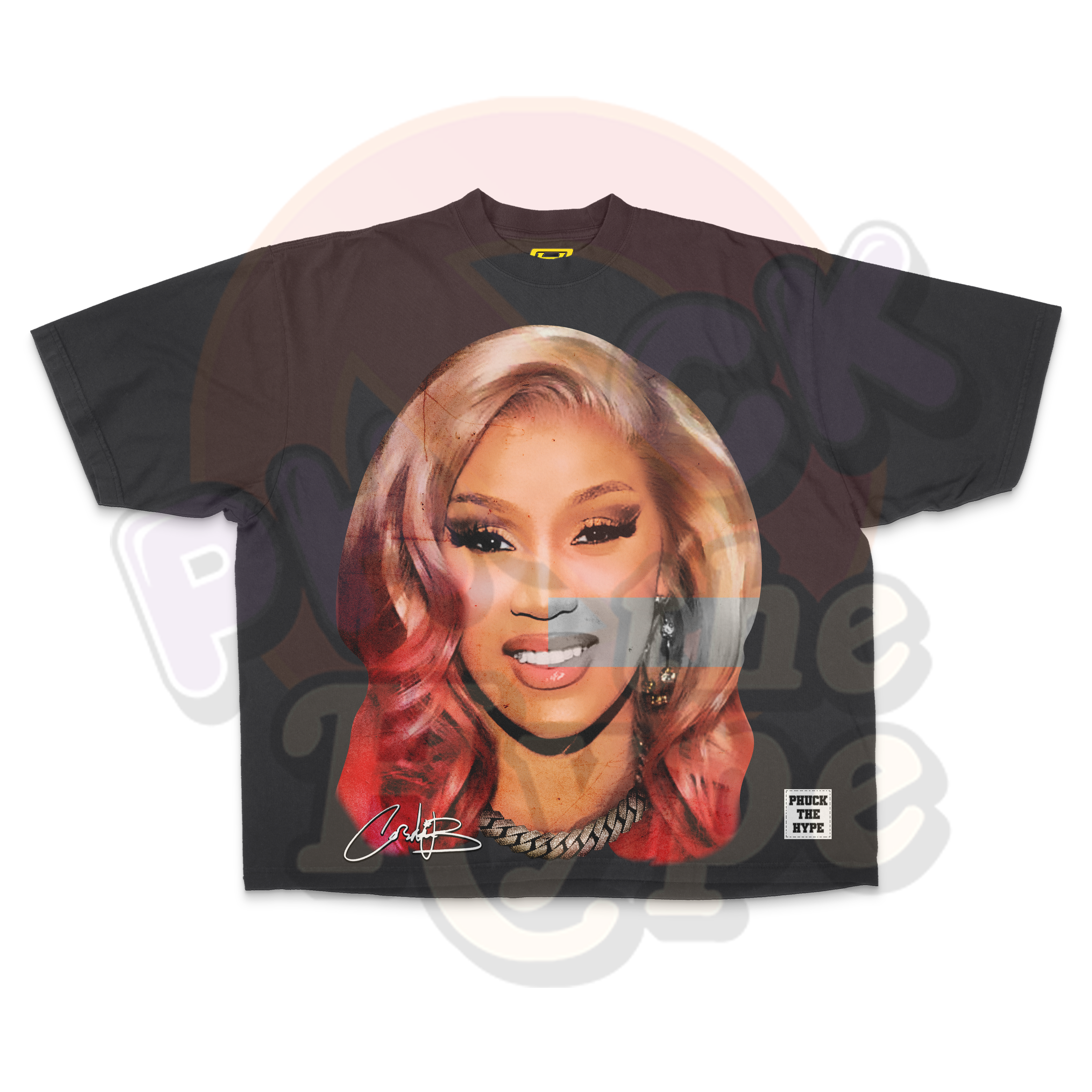 "Cardi B" [BIG FACE] OVERSIZE - Tee