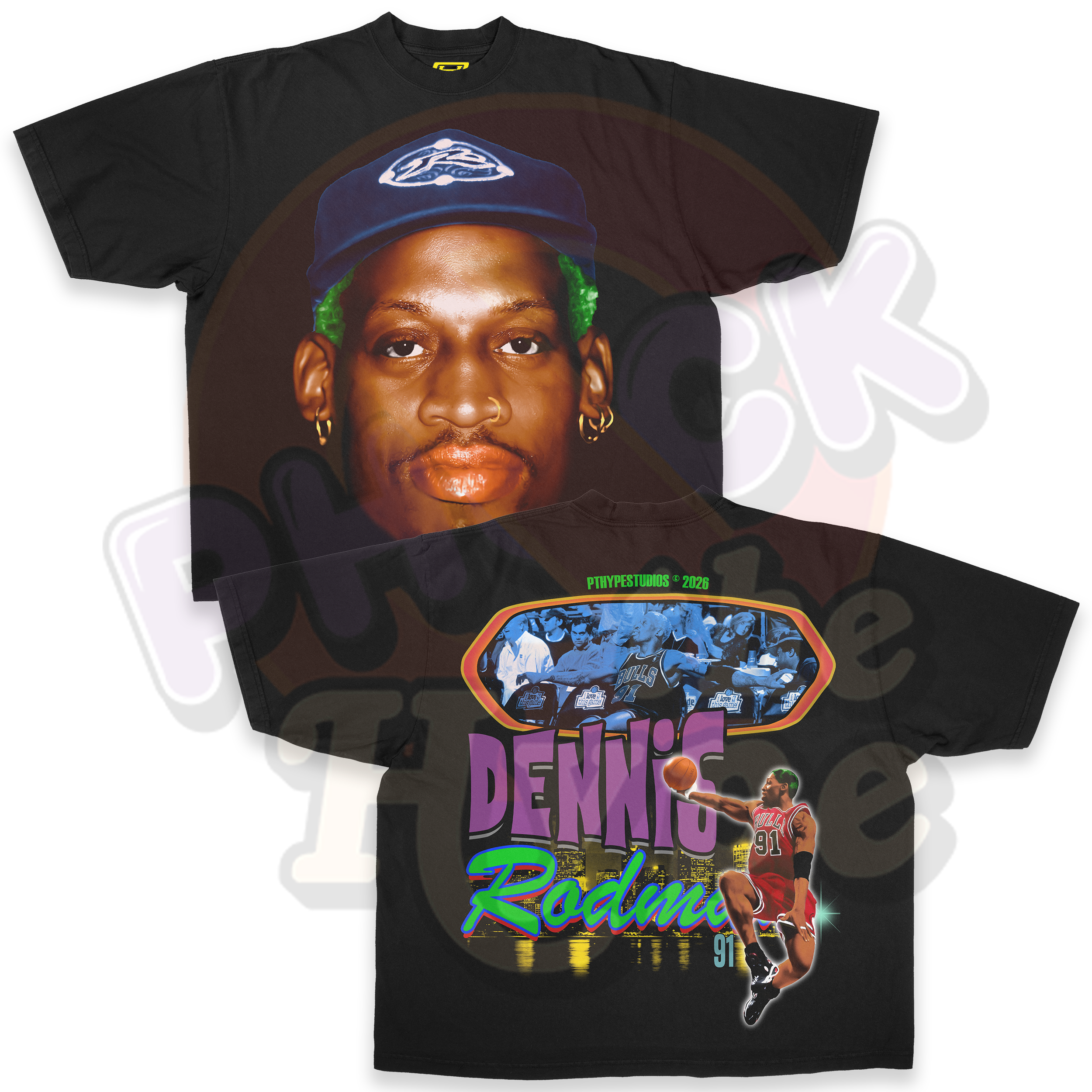 "Dennis Rodman" [The Worm] - Tee