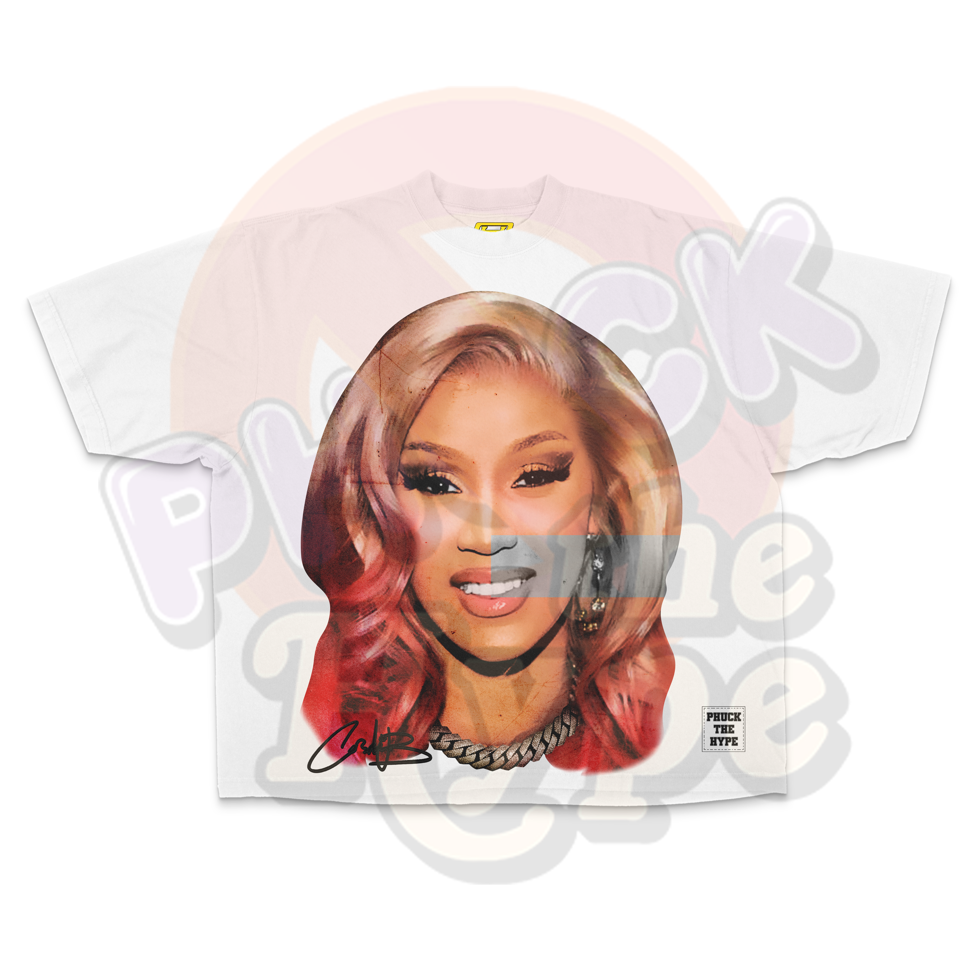 "Cardi B" [BIG FACE] OVERSIZE - Tee