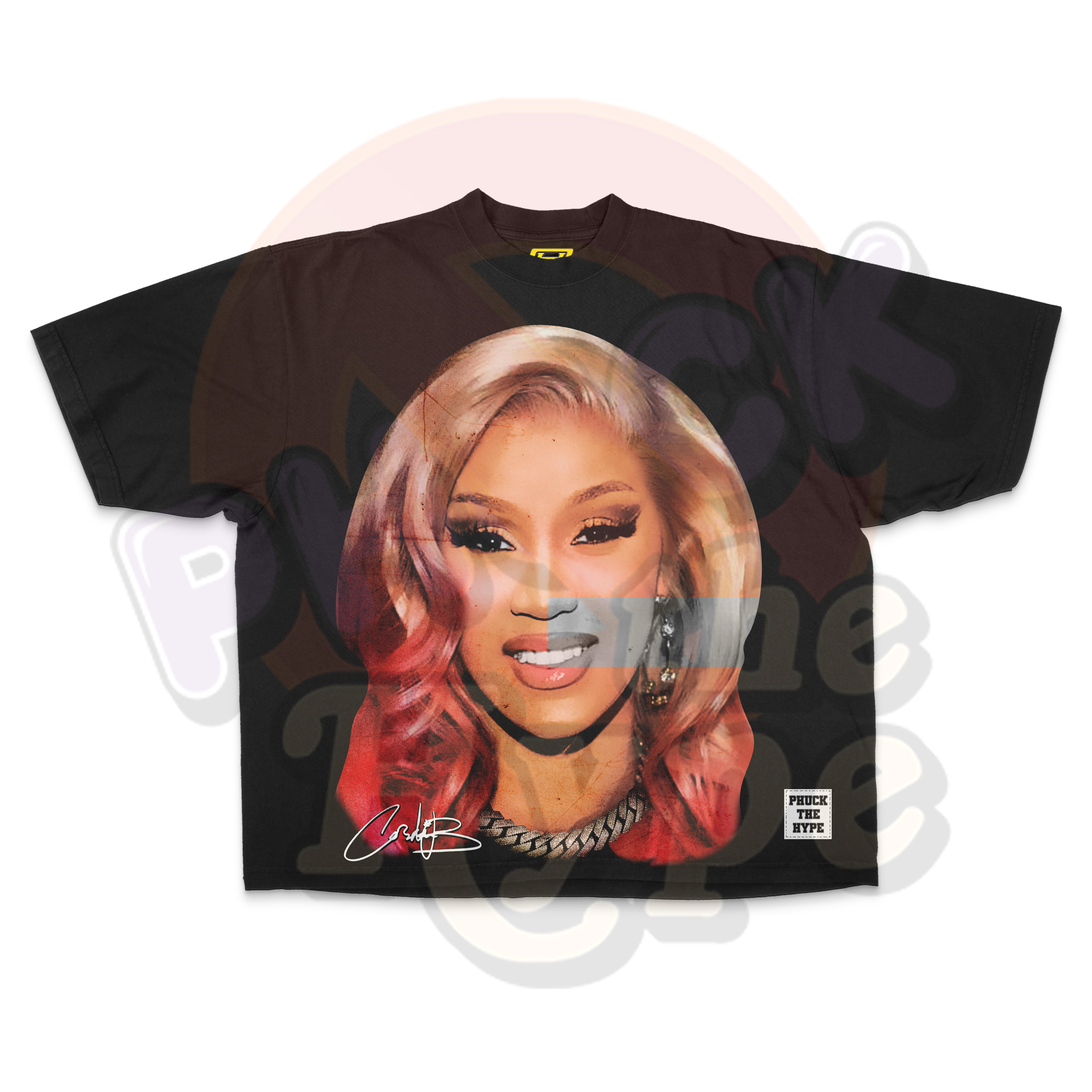 "Cardi B" [BIG FACE] OVERSIZE - Tee