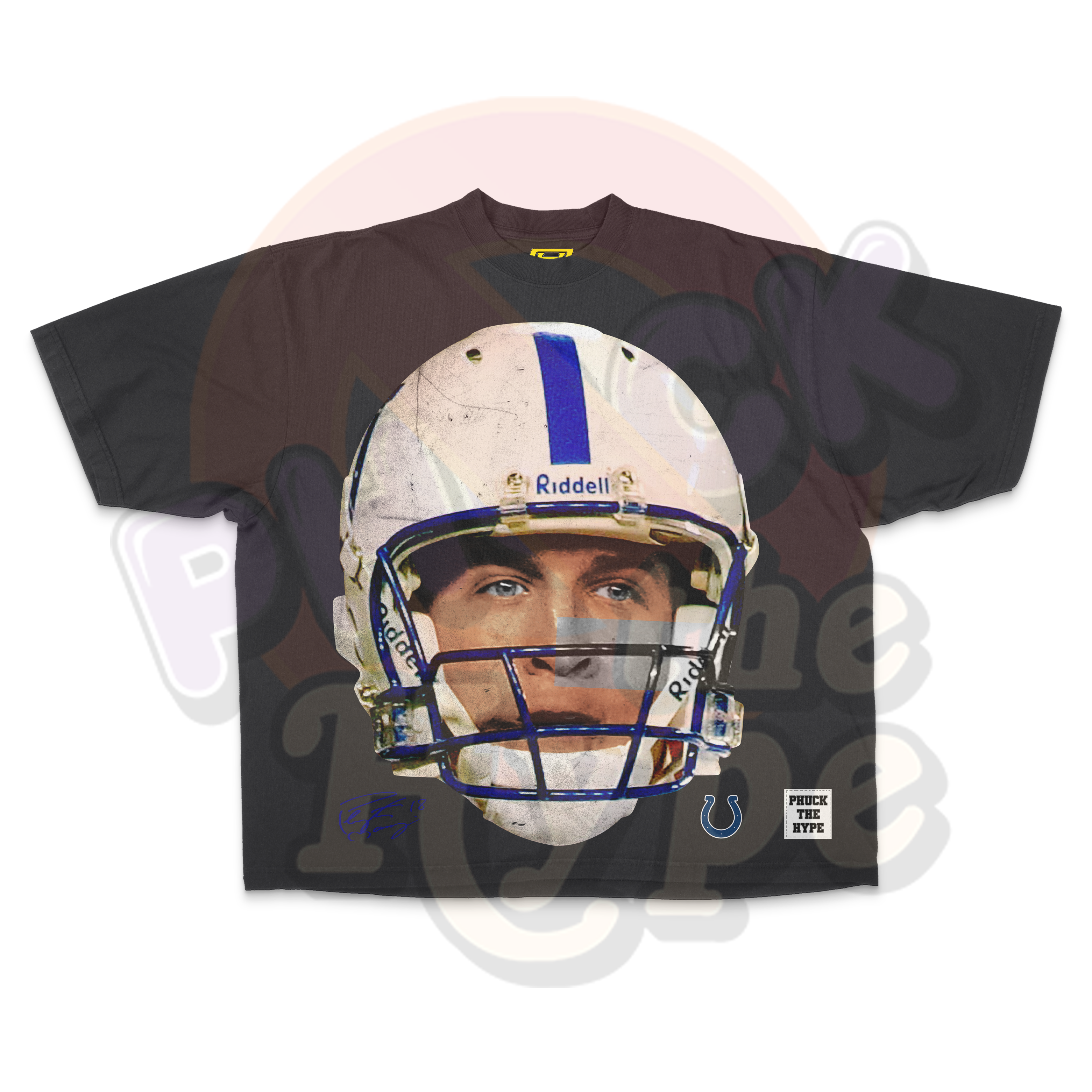 "Peyton Manning" [Indianapolis Colts] OVERSIZE - Tee