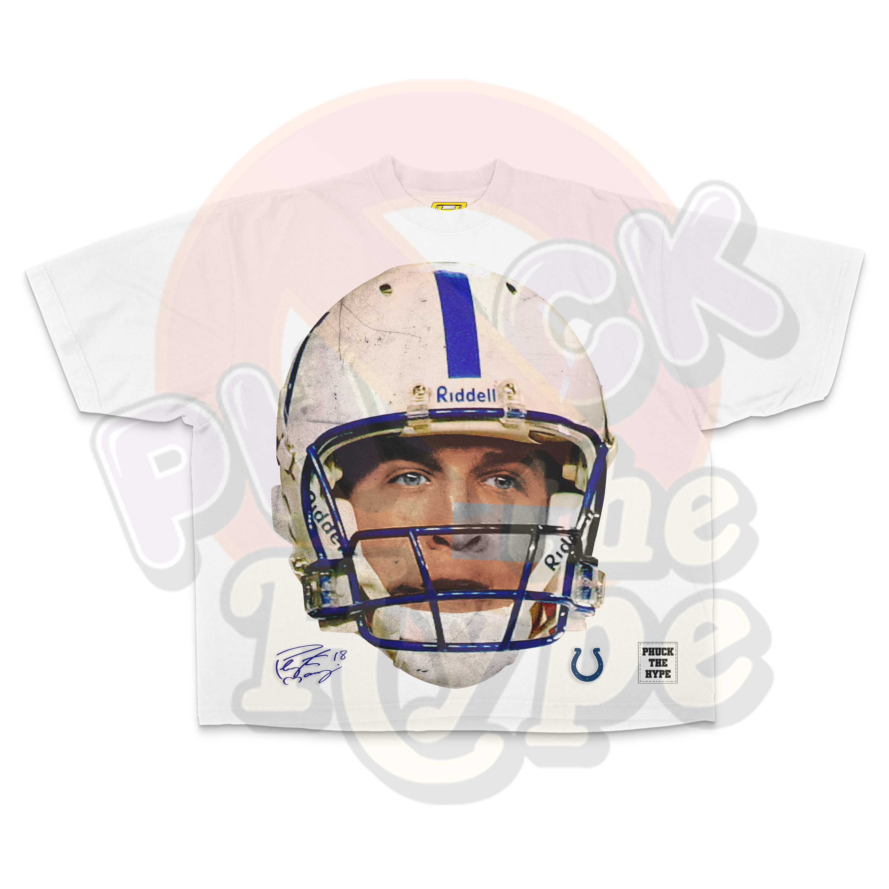 "Peyton Manning" [Indianapolis Colts] OVERSIZE - Tee