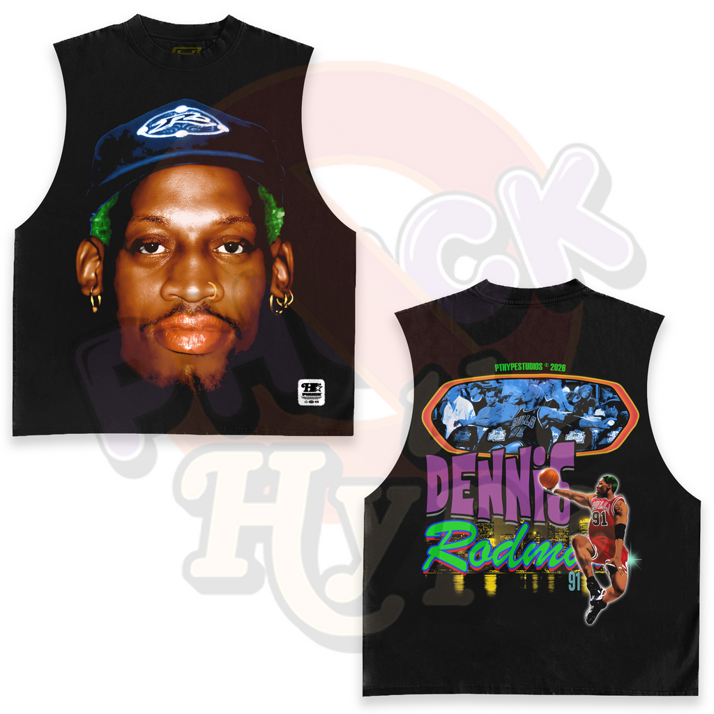 "Dennis Rodman" [The Worm] - Sleeveless Tee