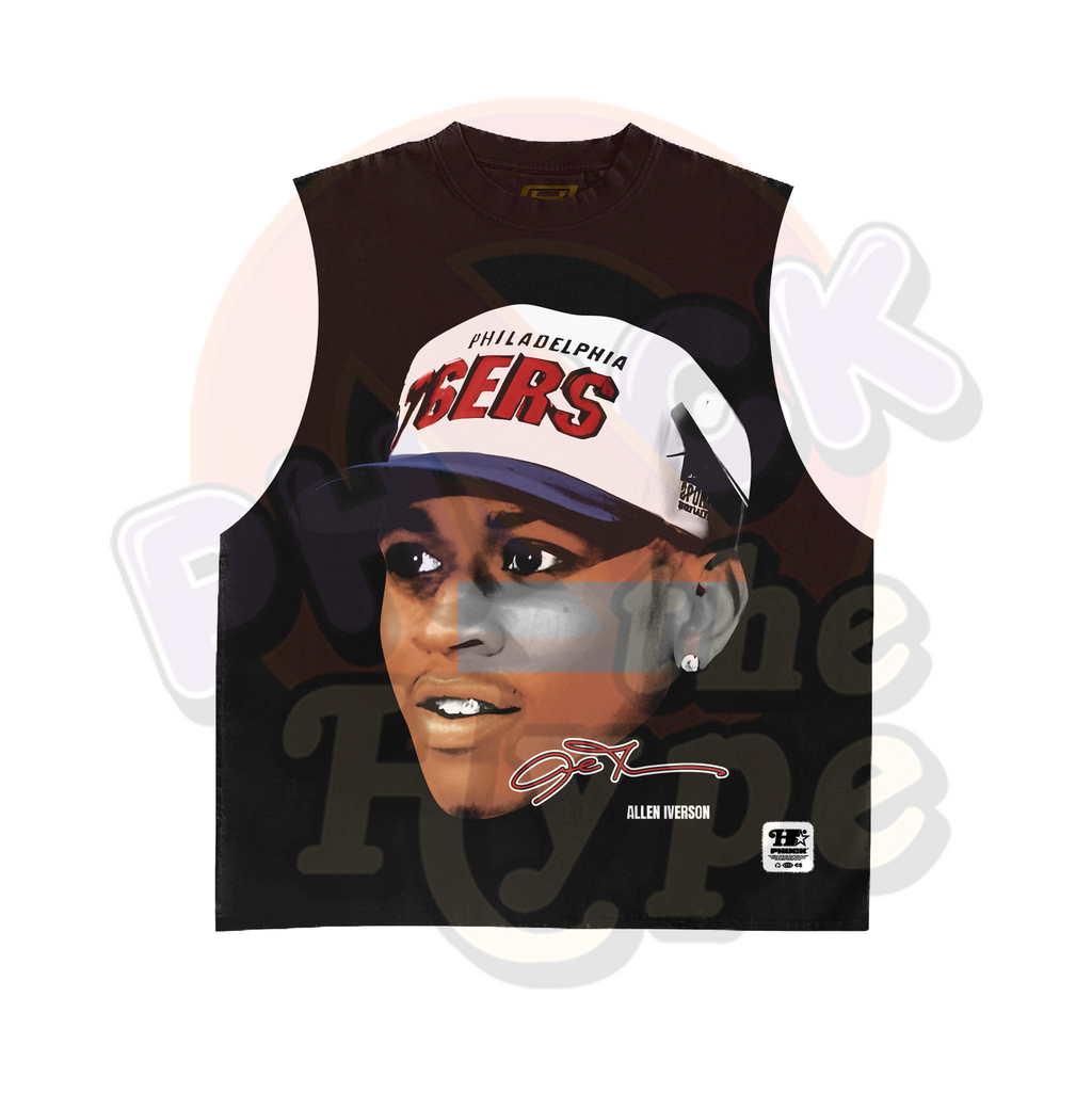 "Allen Iverson V2" [BIG FACE] - Sleeveless Tee