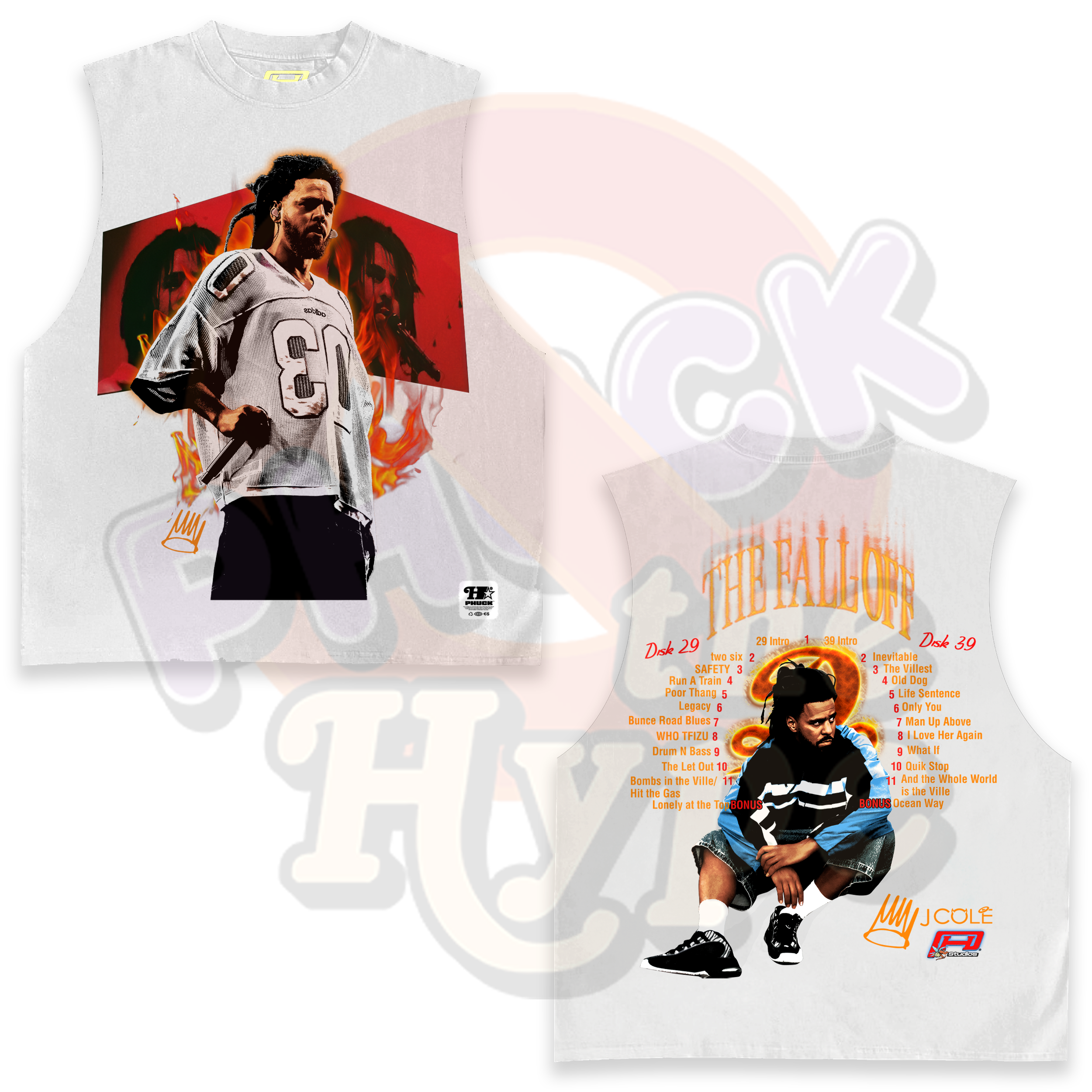 "J.Cole" [The Fall Off]" - Sleeveless Tee