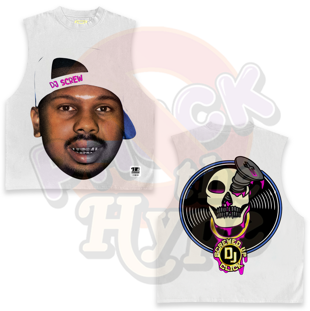 "DJ Screw V3" [Screwed Up Click] - Sleeveless Tee