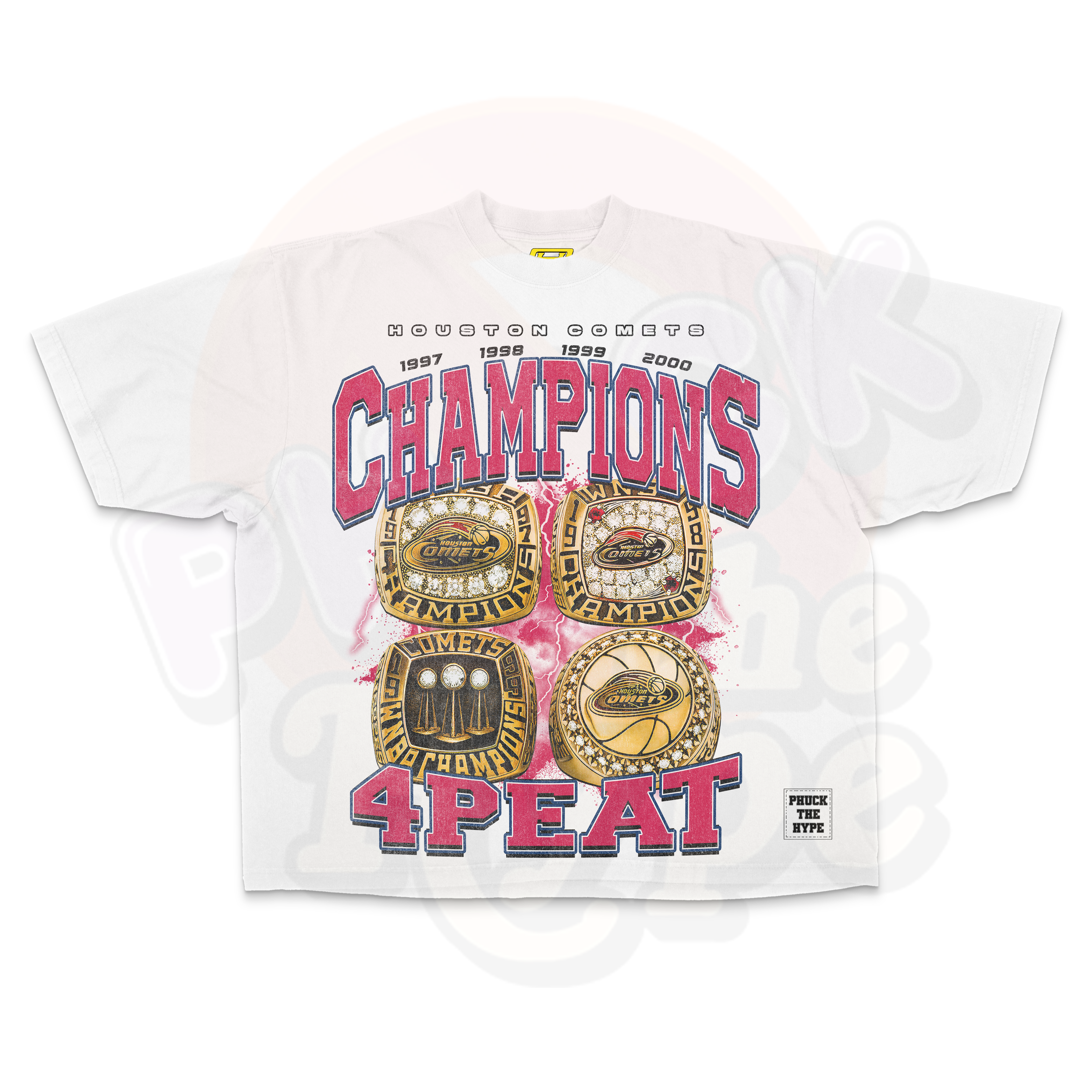 "Houston Comets" [4 Peat Champs] - Tee