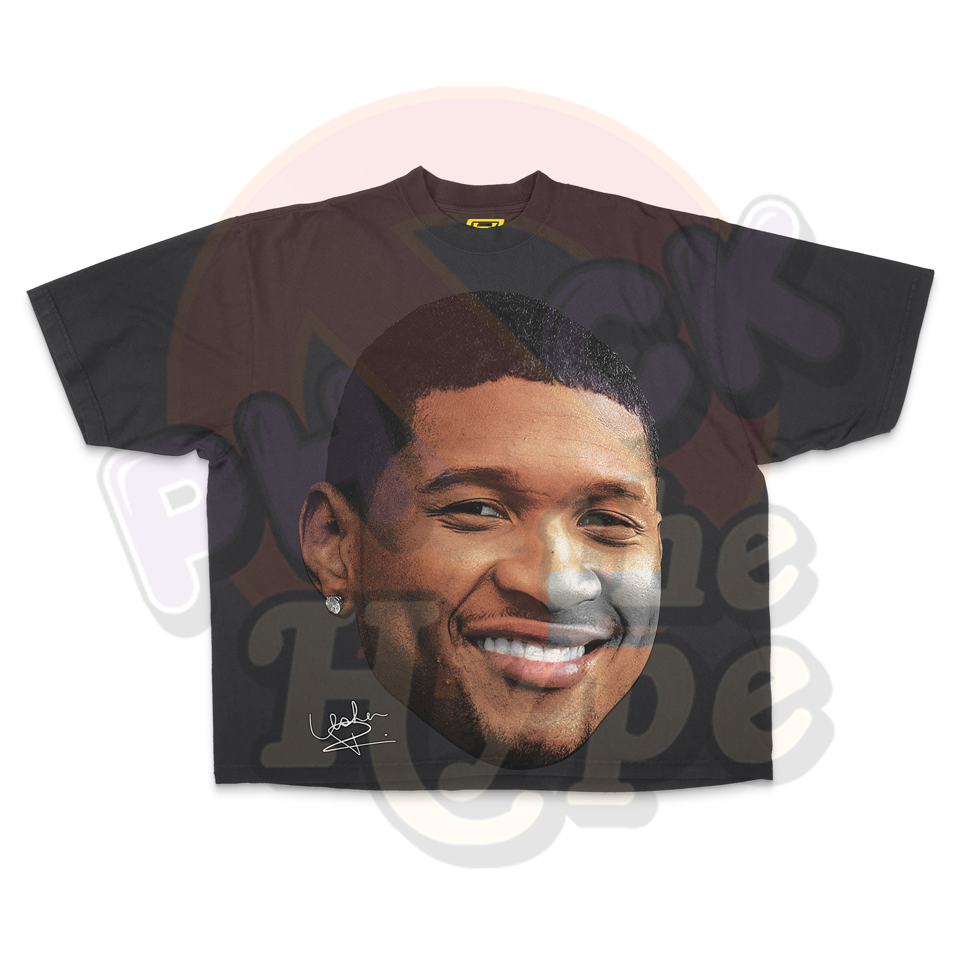 "Usher" [BIG FACE] OVERSIZE - Tee