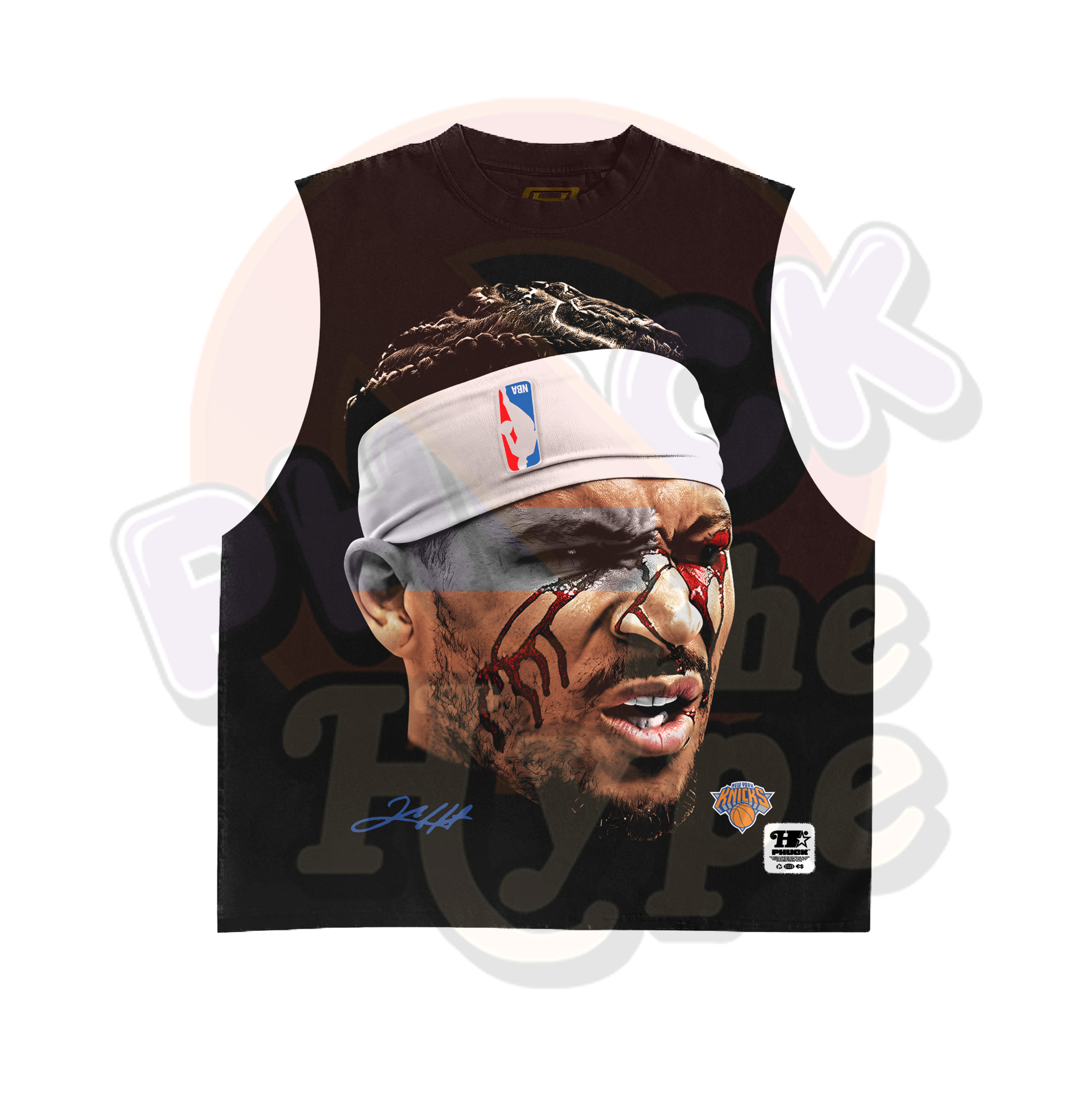 "Knicks Josh Hart" [BIG FACE] - Sleeveless Tee