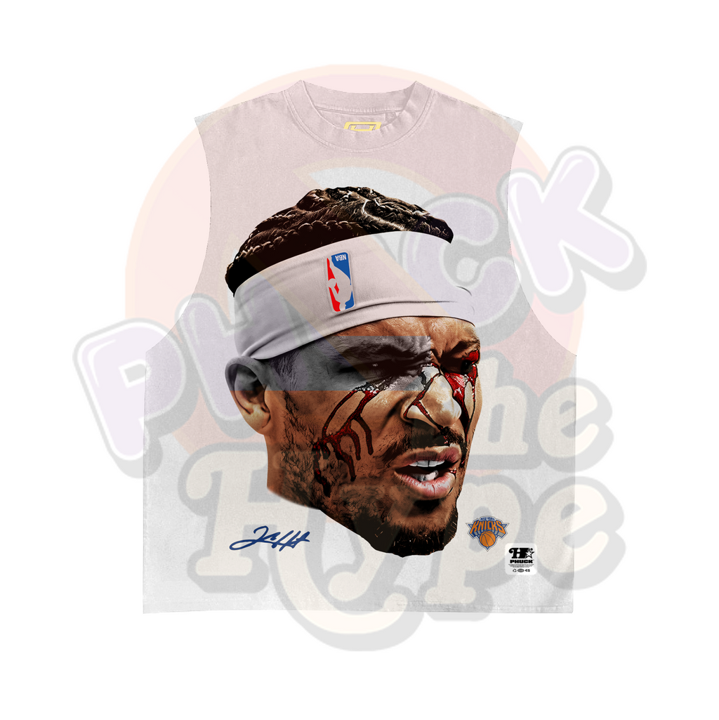 "Knicks Josh Hart" [BIG FACE] - Sleeveless Tee