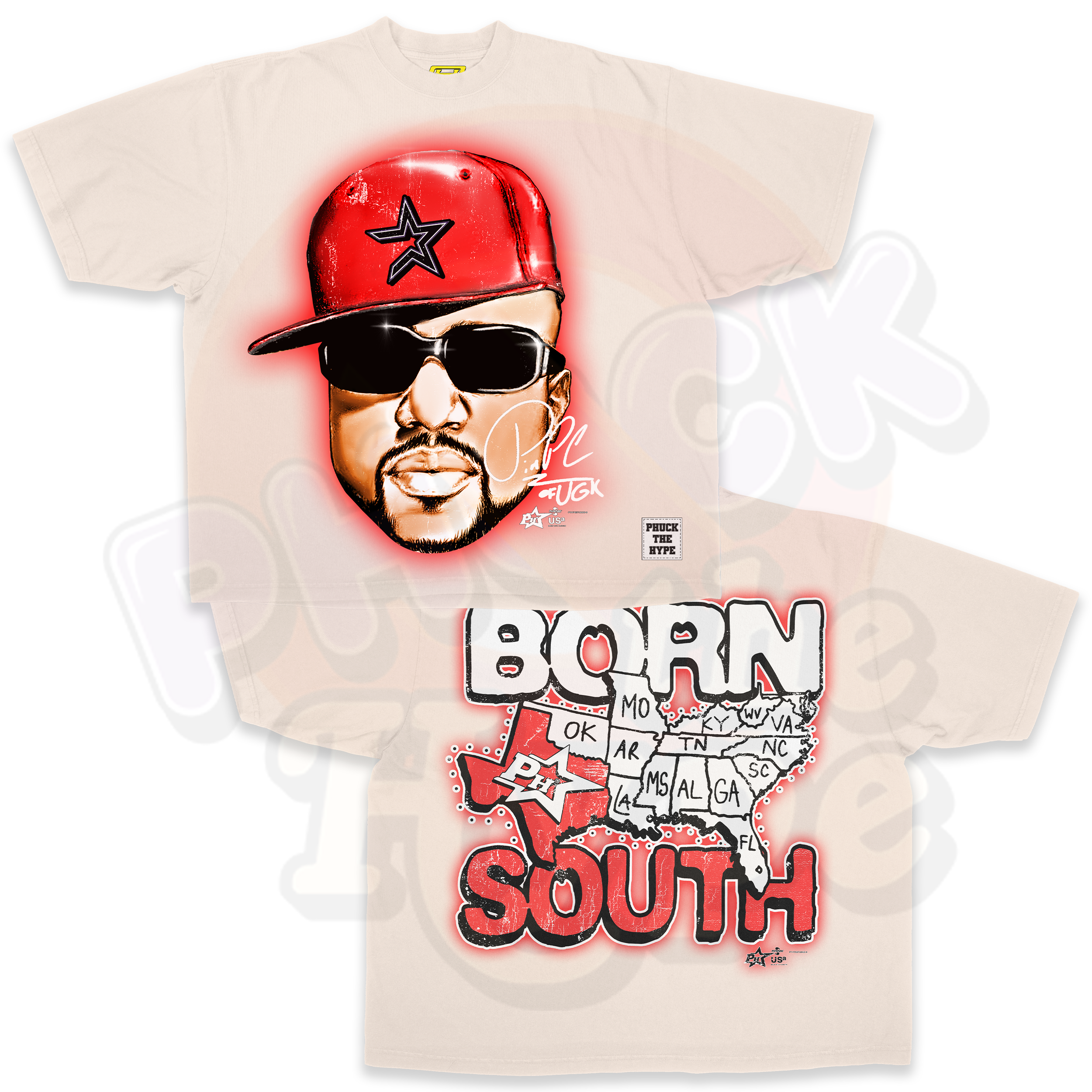 "Pimp C" [Born South] - Tee