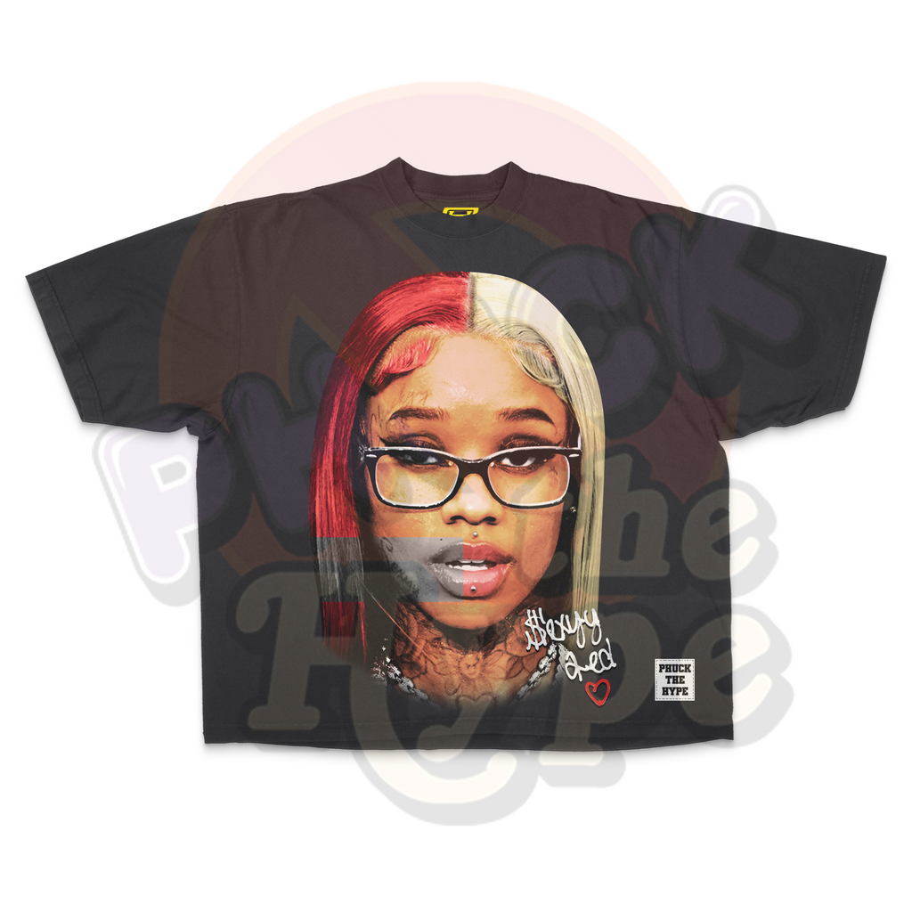 "Sexy Redd" [BIG FACE] OVERSIZE - Tee