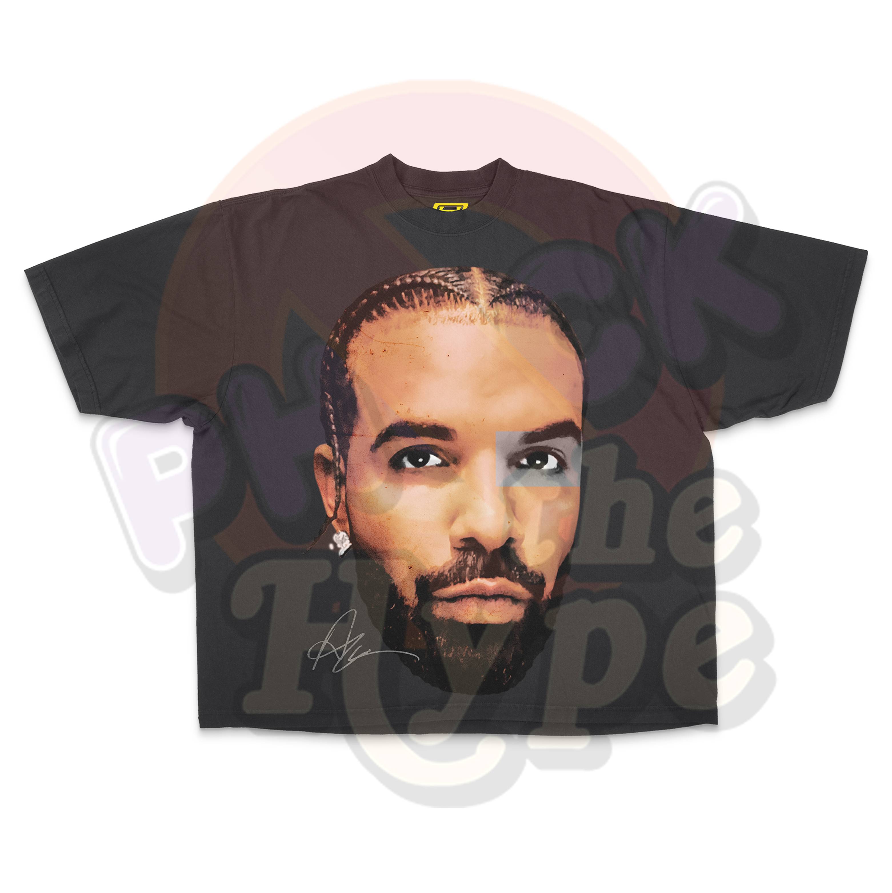 "Champaign Papi" [BIG FACE] OVERSIZE - Tee