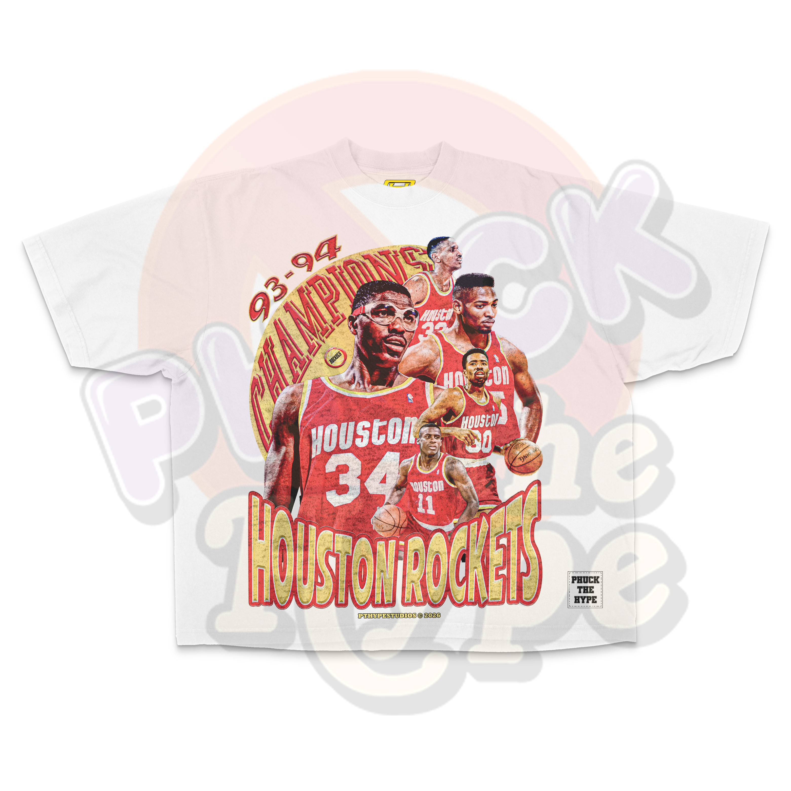 "93/94 Champions" [Houston Rockets Vintage] - Tee