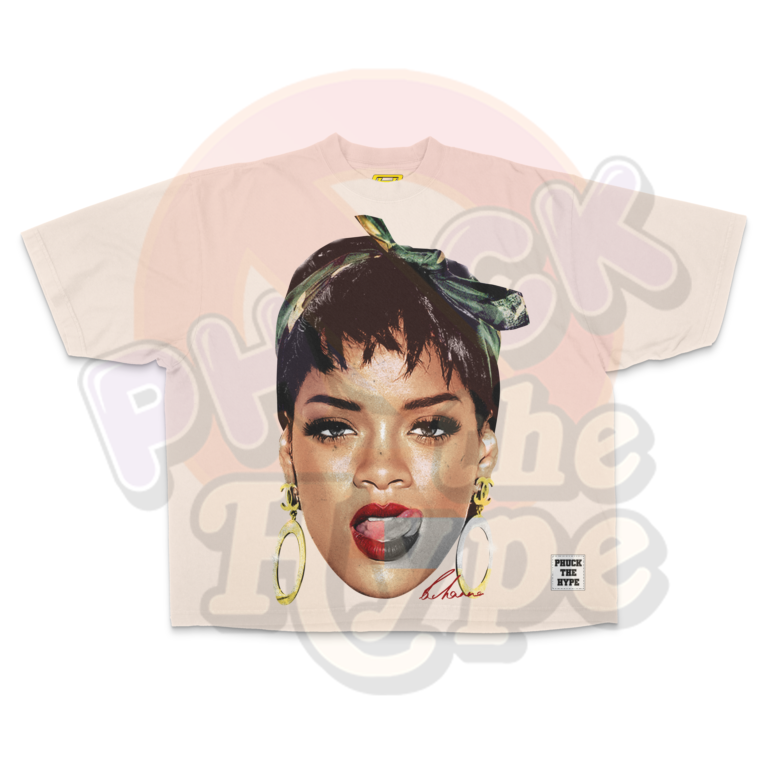 "Rihanna V2" [BIG FACE] OVERSIZE - Tee