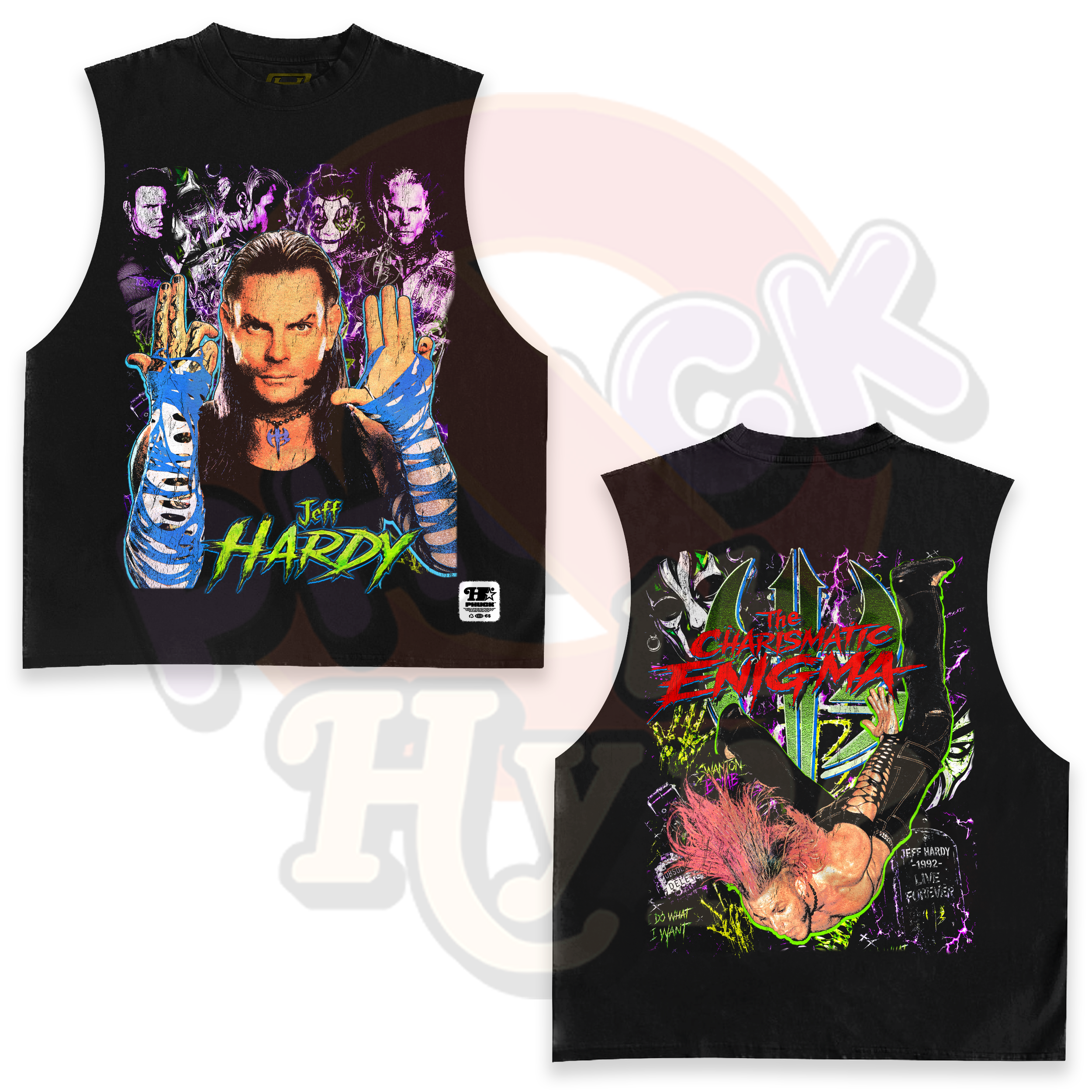 "Jeff Hardy" [The Charismatic Enigma] - Sleeveless Tee