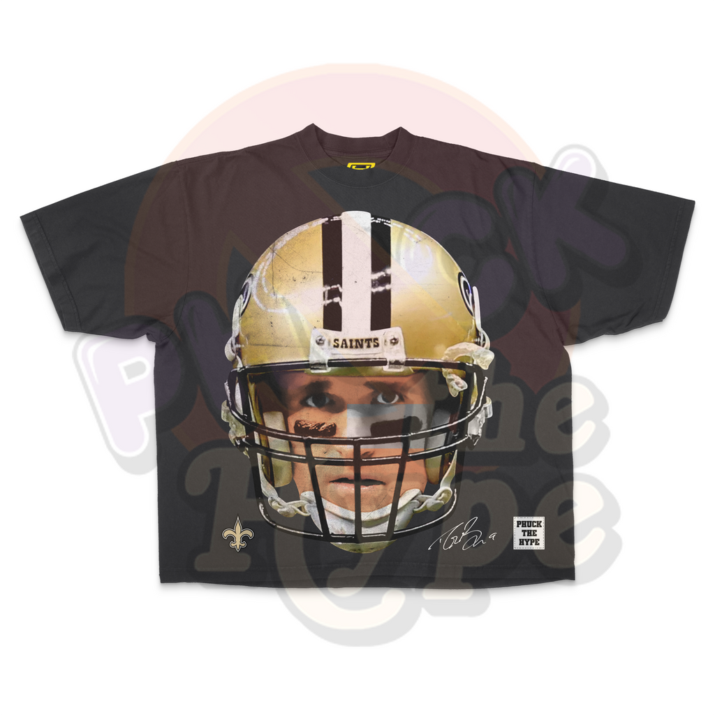 "Drew Brees" [New Orlean Saints] OVERSIZE - Tee