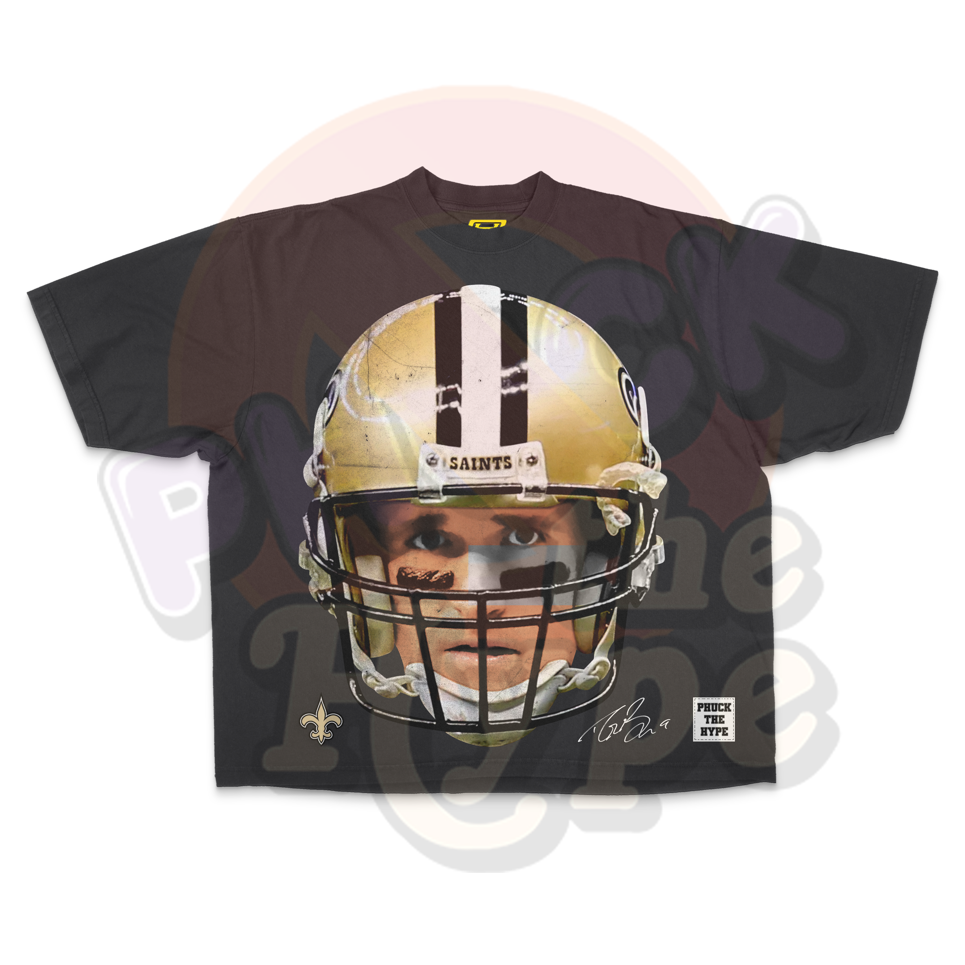 "Drew Brees" [New Orlean Saints] OVERSIZE - Tee