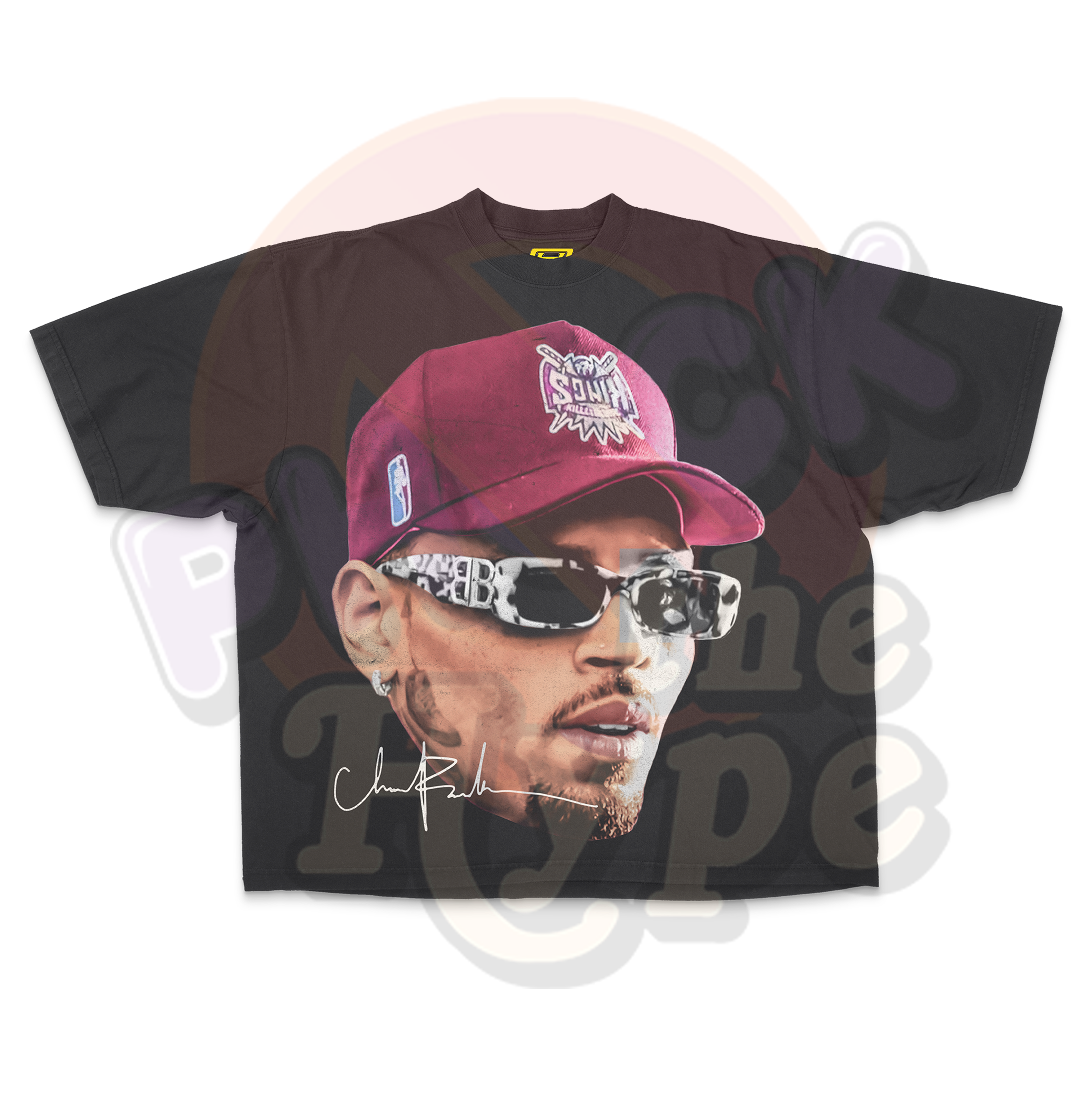 "Chris Brown" [BIG FACE] OVERSIZE - Tee