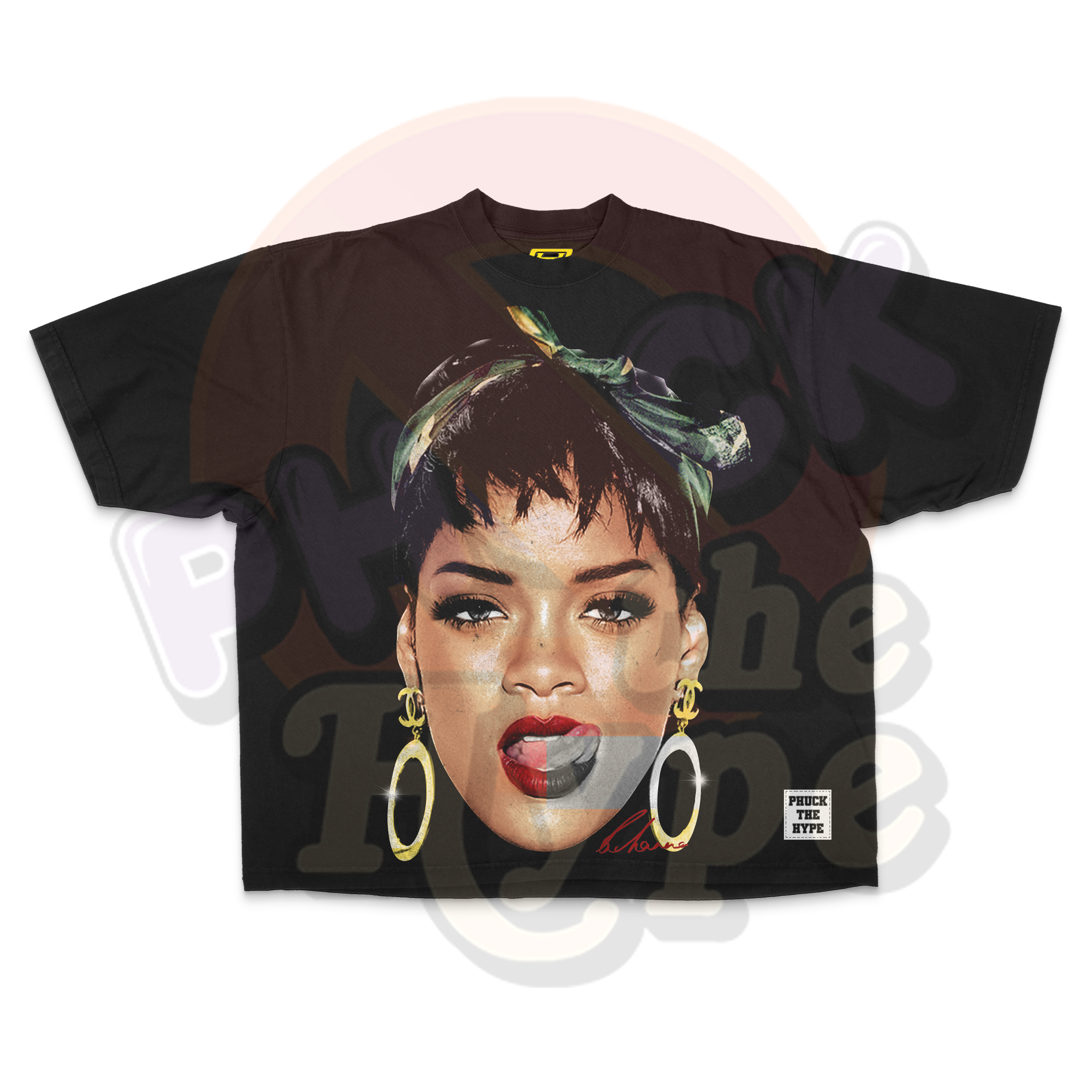"Rihanna V2" [BIG FACE] OVERSIZE - Tee