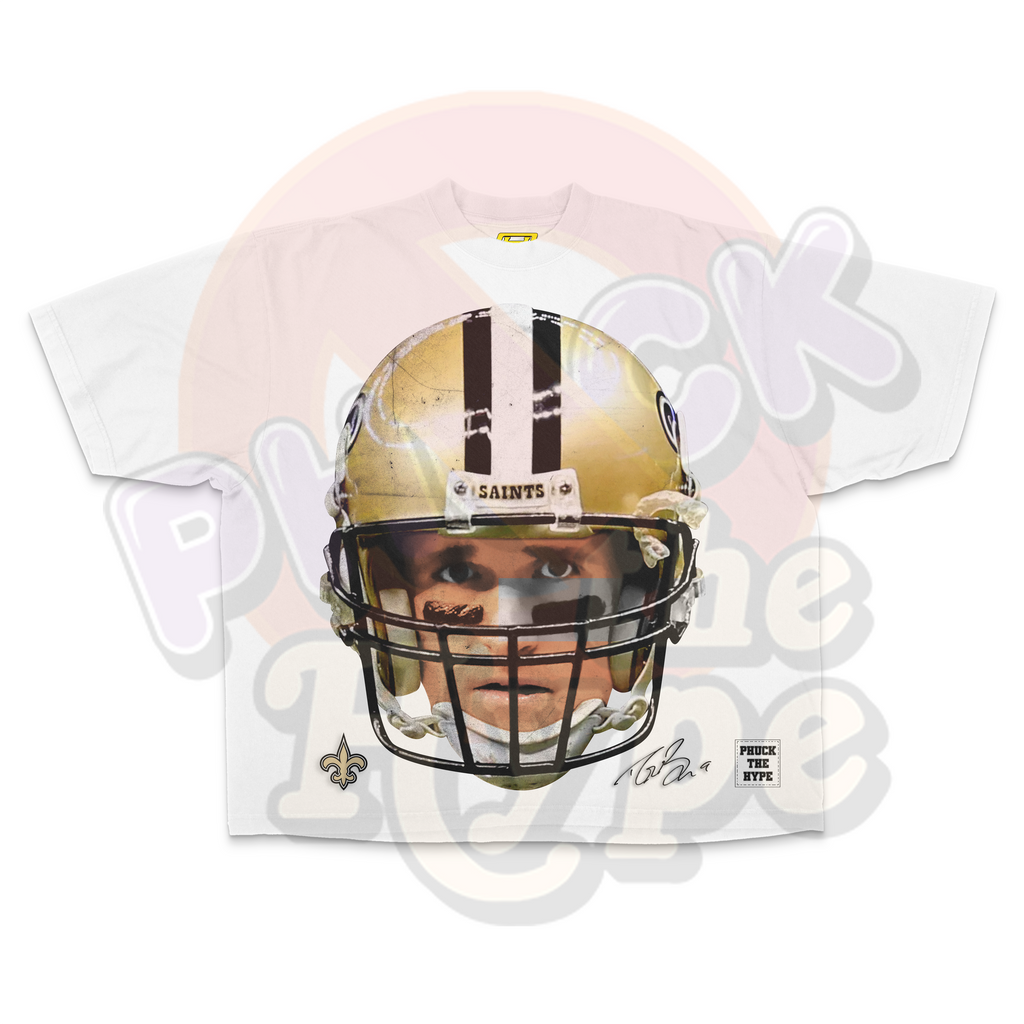 "Drew Brees" [New Orlean Saints] OVERSIZE - Tee