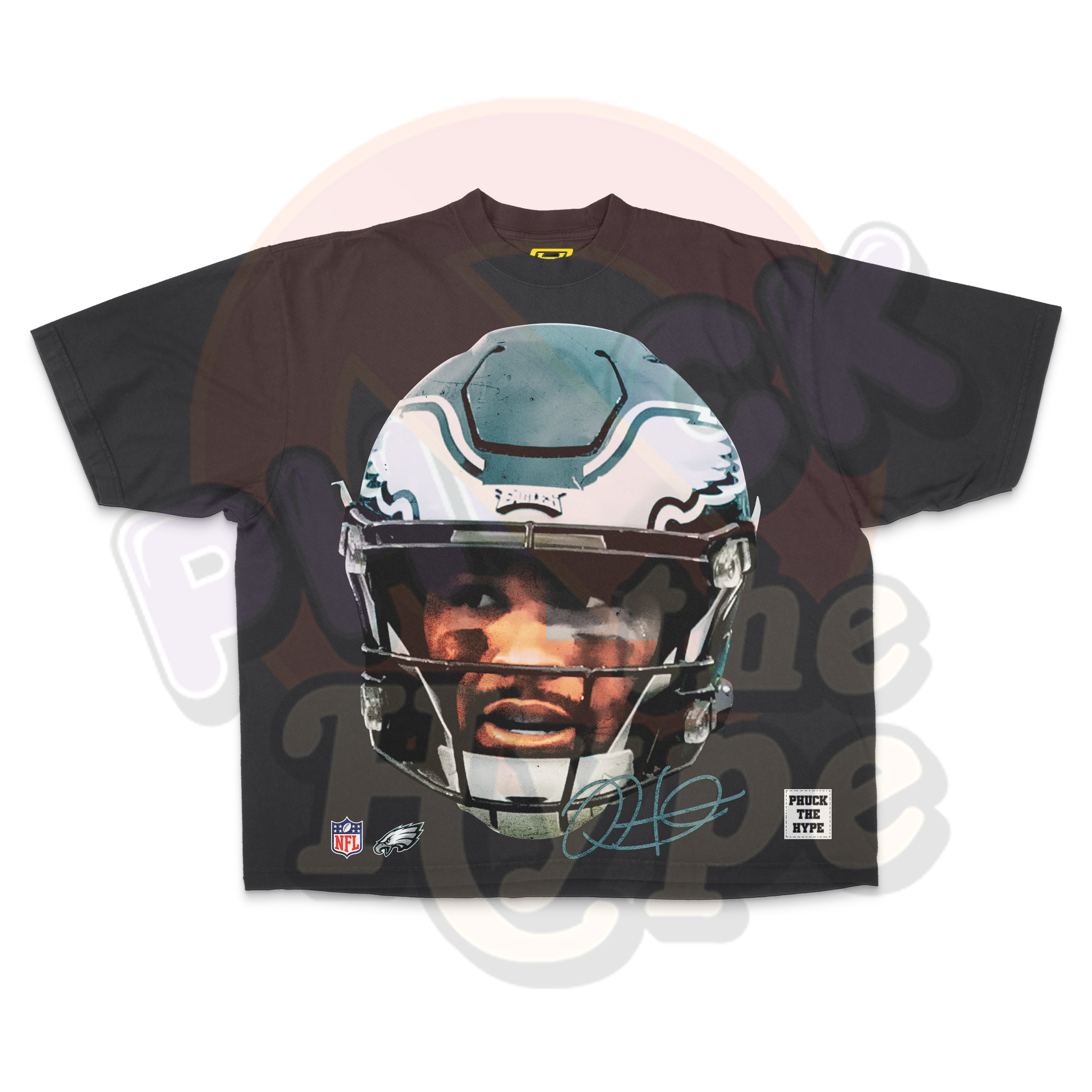 "Jalen Hurts" [Philadelphia Eagles] OVERSIZE - Tee