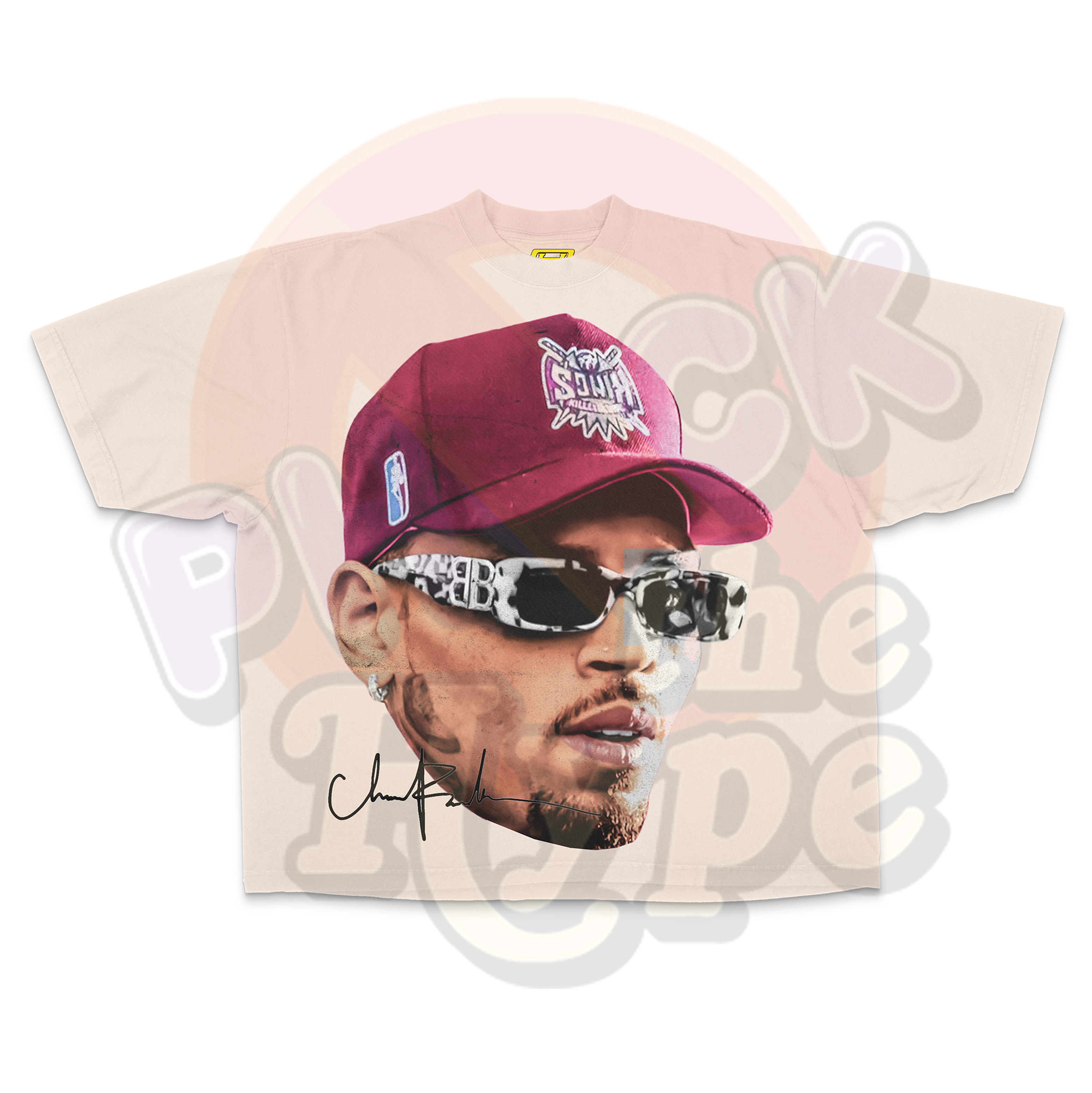 "Chris Brown" [BIG FACE] OVERSIZE - Tee