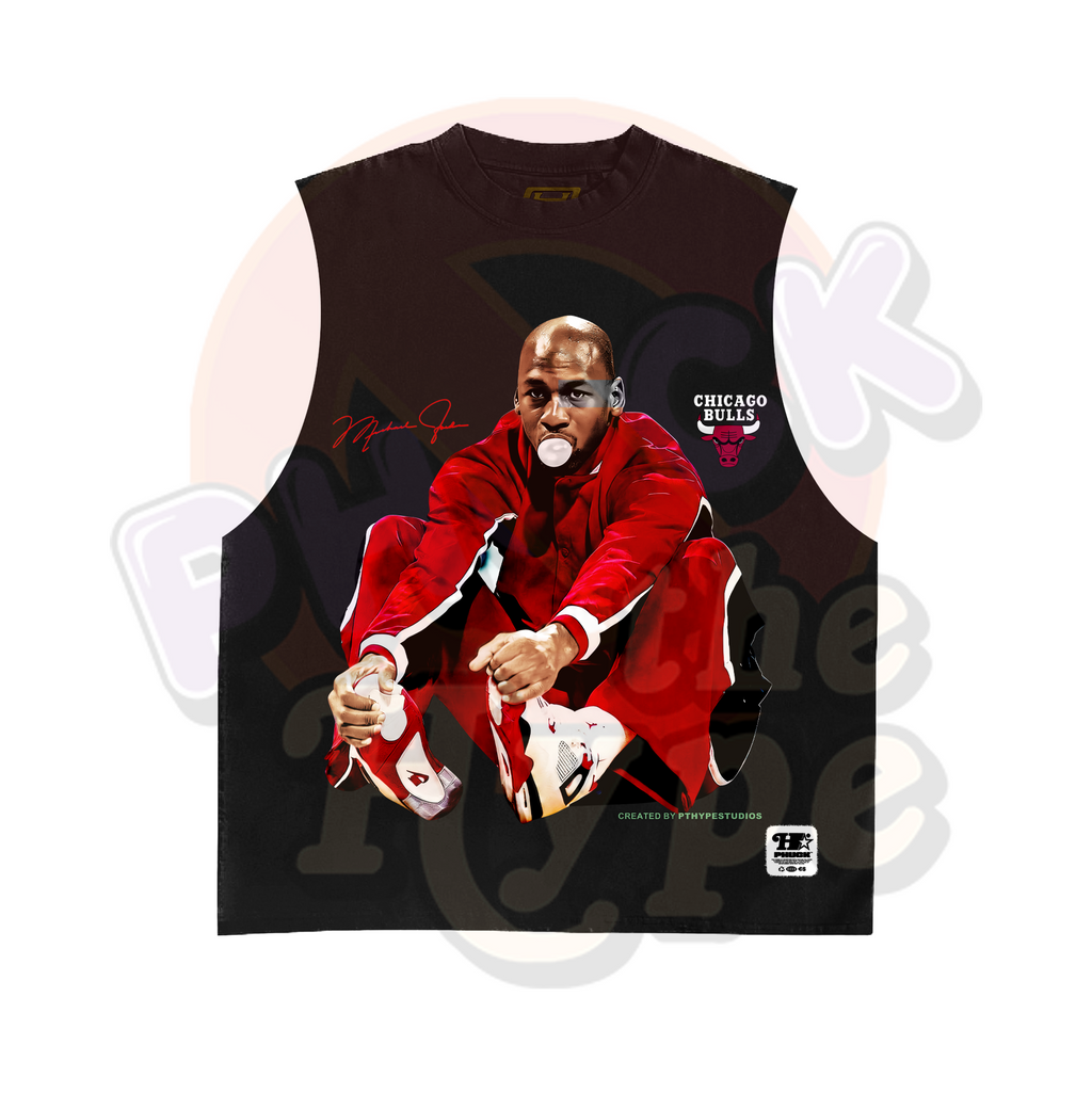 "Michael Jordan" [Warmup] - Sleeveless Tee