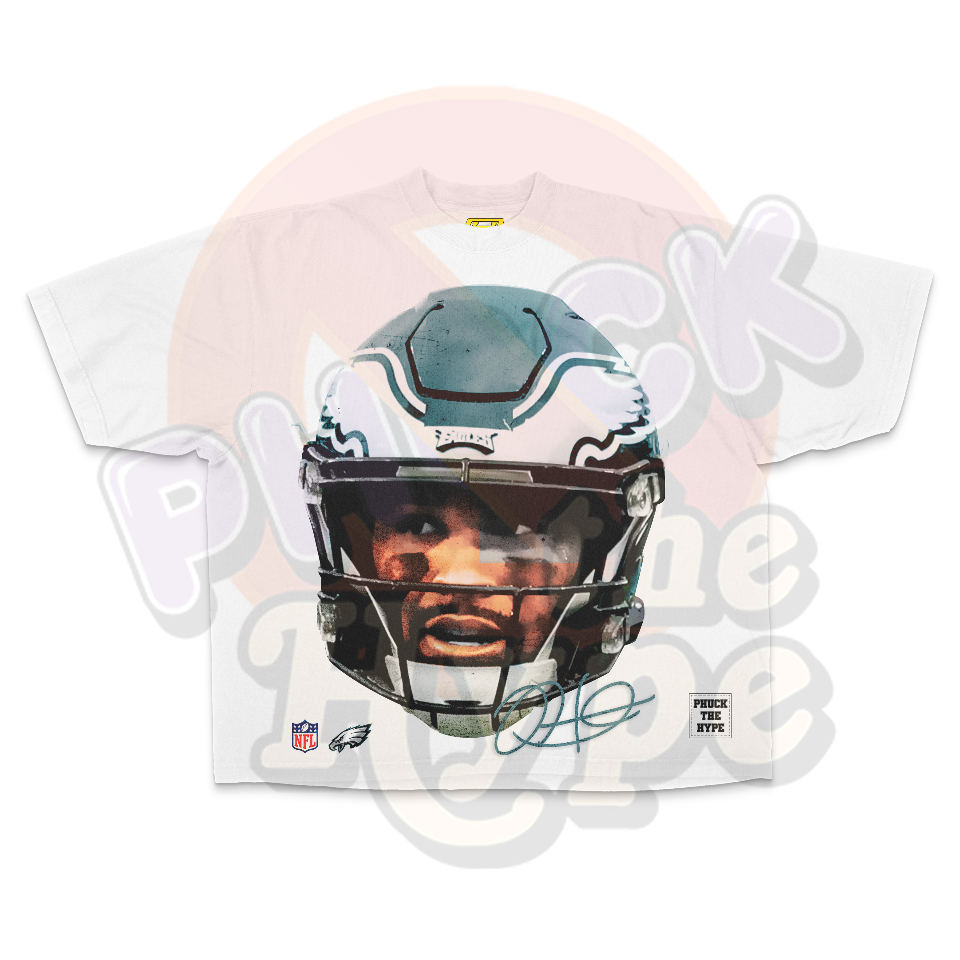 "Jalen Hurts" [Philadelphia Eagles] OVERSIZE - Tee