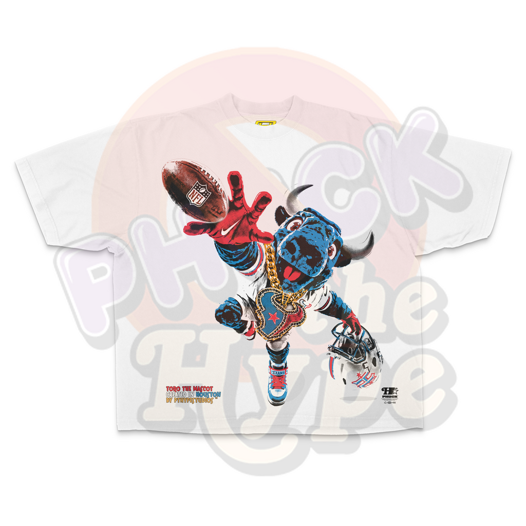 "Toro The Bull Mascot" [Houston Texans] - Tee