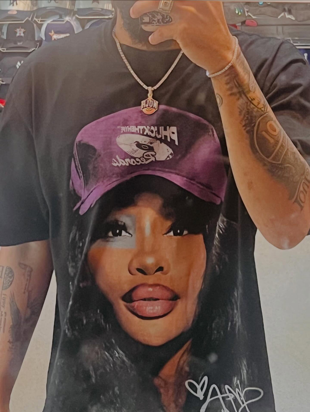 "SZA" [BIG FACE] OVERSIZE - Tee