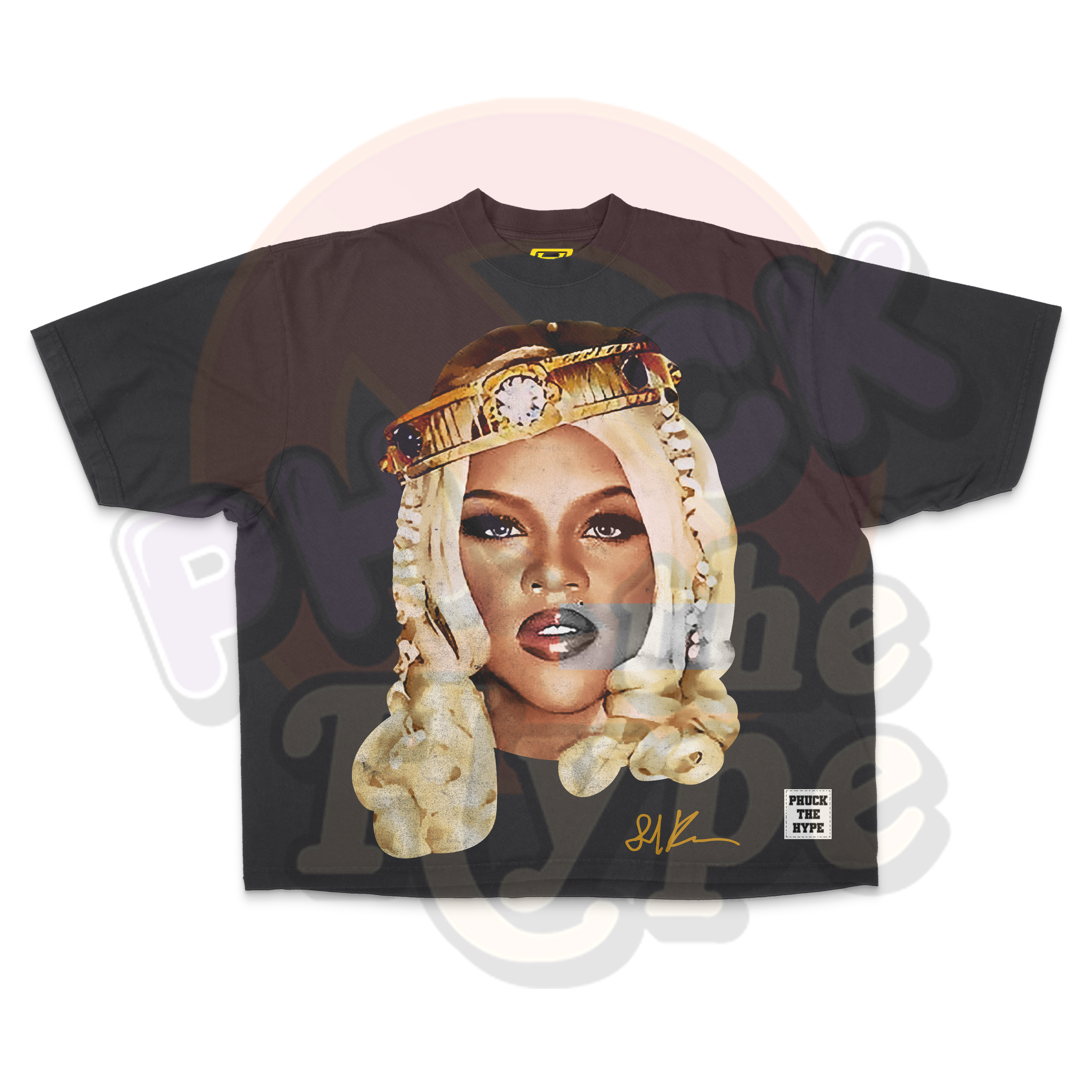 "Lil Kim" [BIG FACE] OVERSIZE - Tee