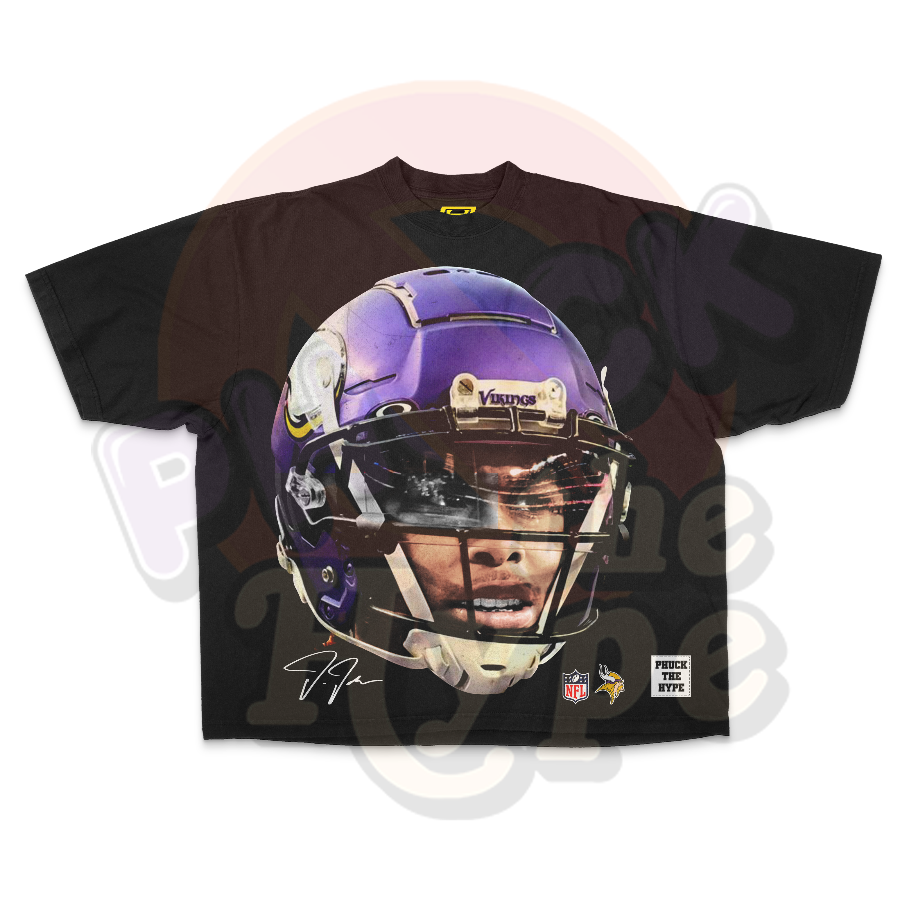 "Justin Jefferson" [Vikings] OVERSIZE - Tee