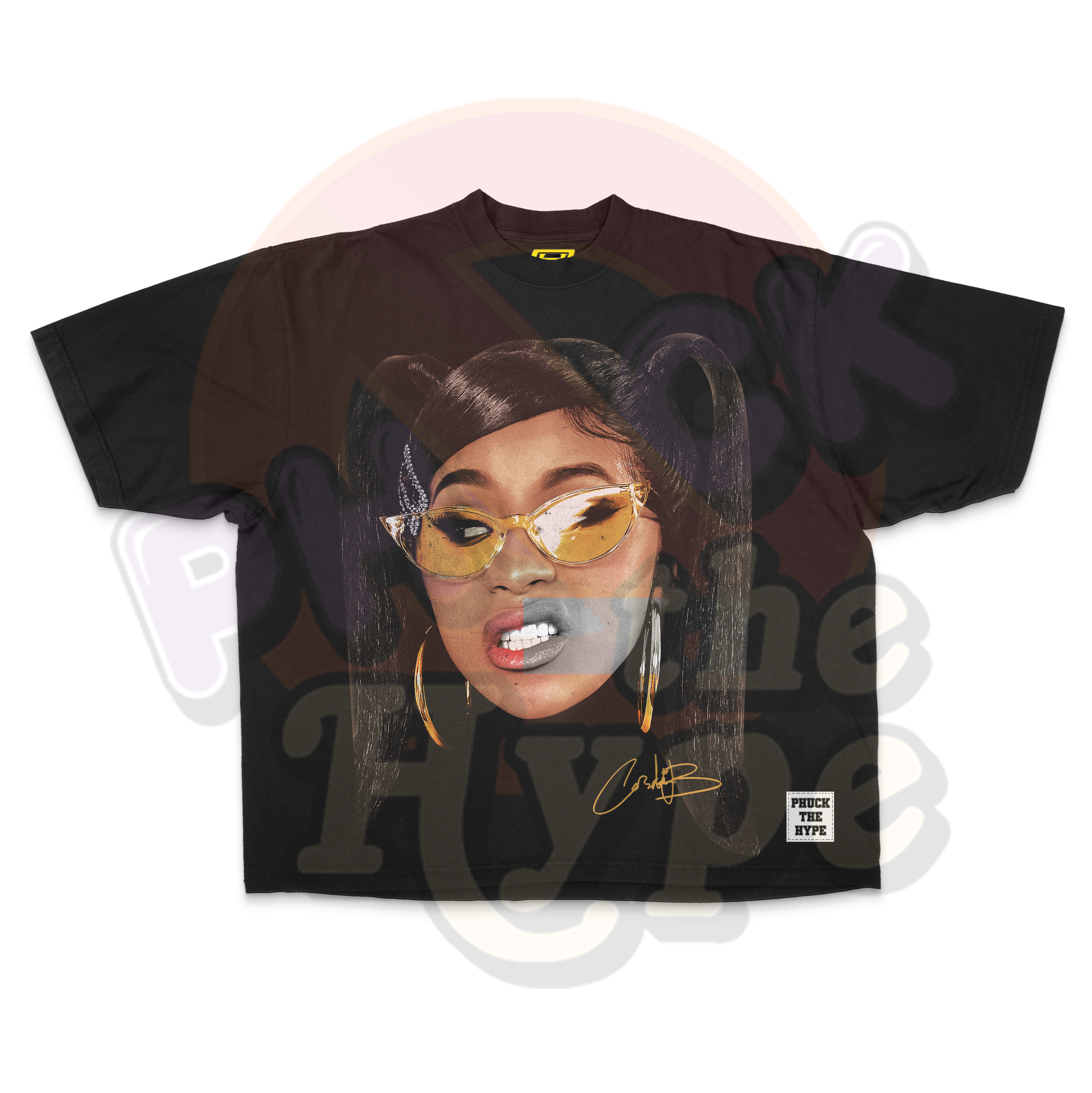 "Cardi B V2" [BIG FACE] OVERSIZE - Tee