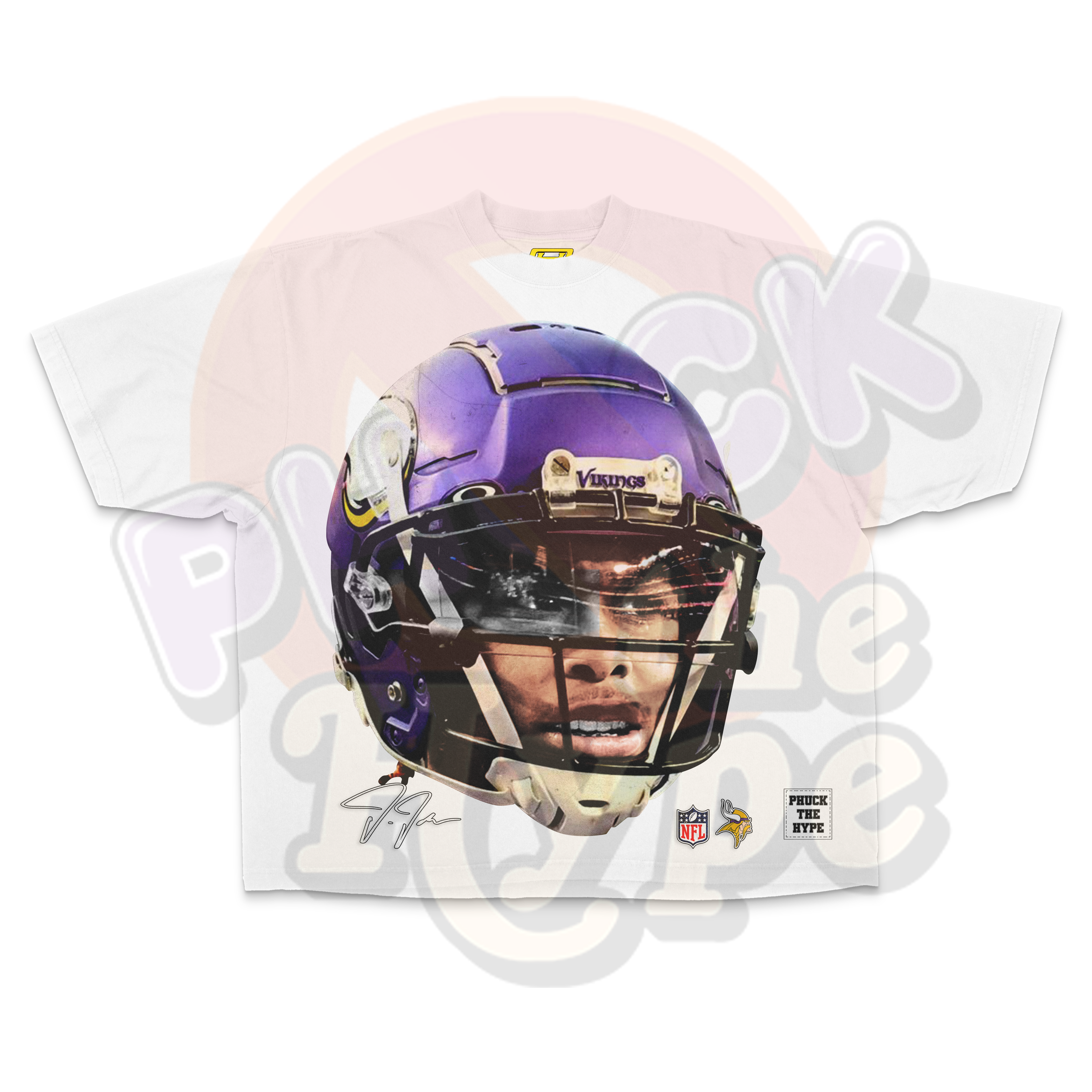 "Justin Jefferson" [Vikings] OVERSIZE - Tee