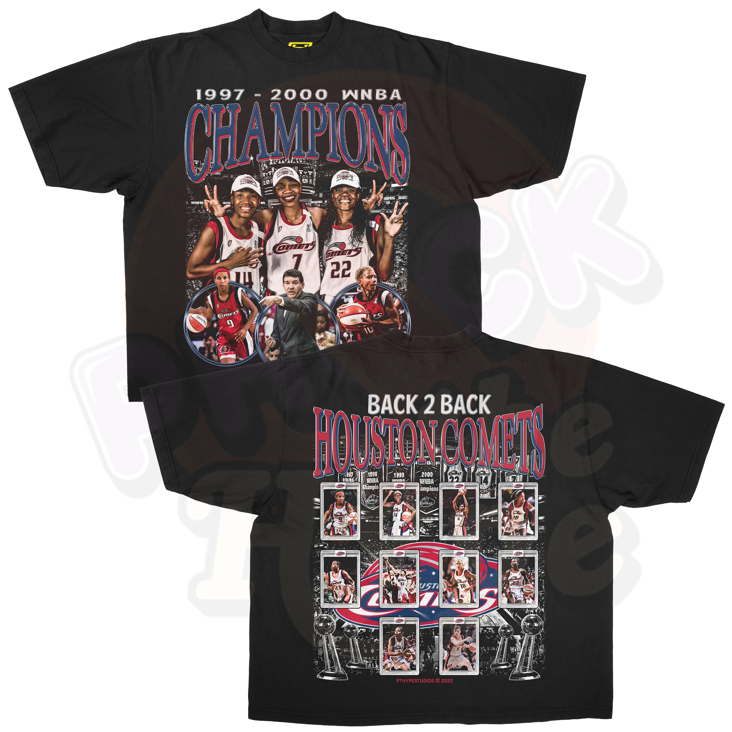 "Houston Comets" [Back 2 Back Champs] - Tee